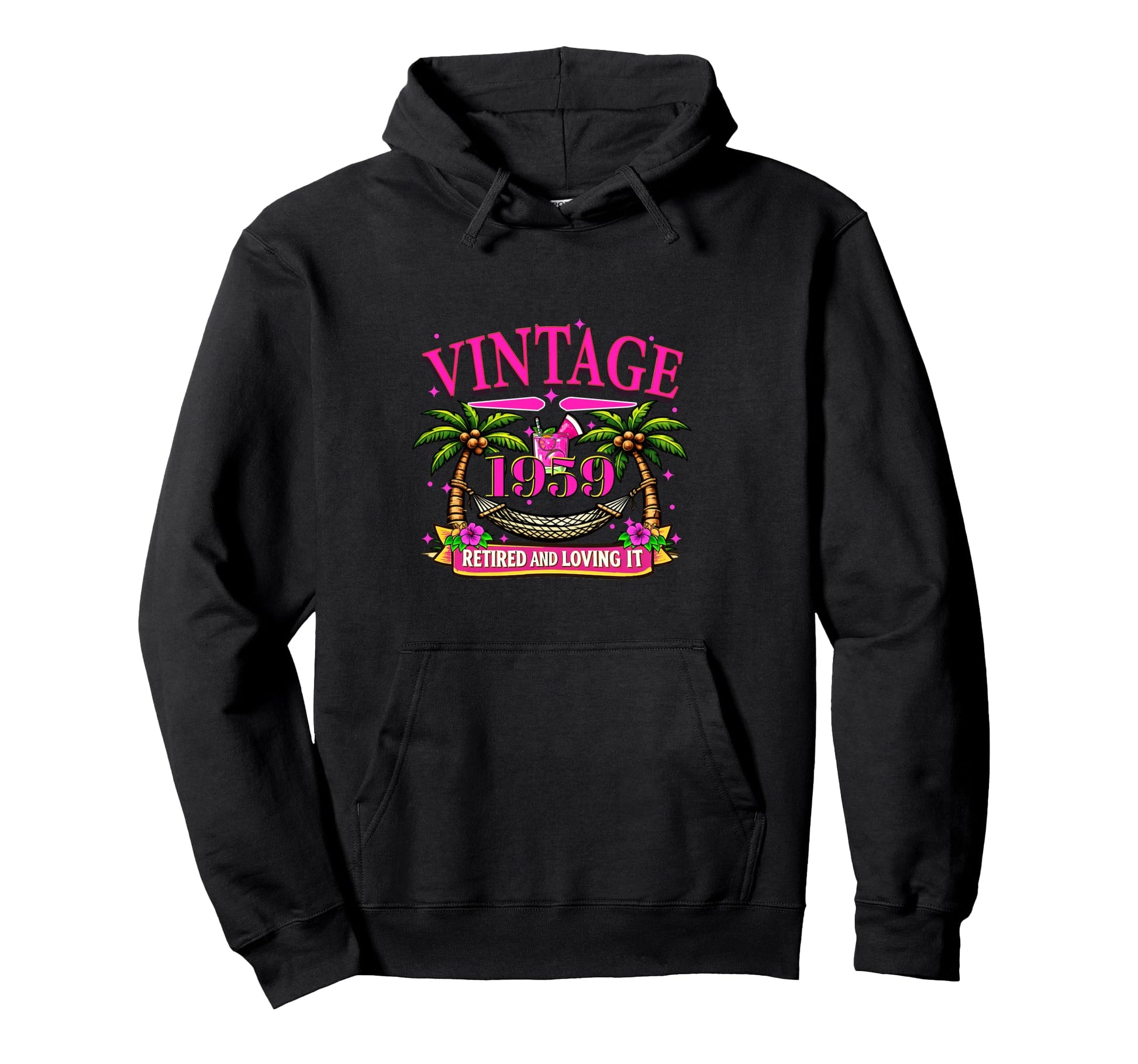 Funny 1959 Retiring 67Th Birthday Retired Hoodie - Graphic Print Unisex - T-Shirt, Sweatshirt, Hoodie