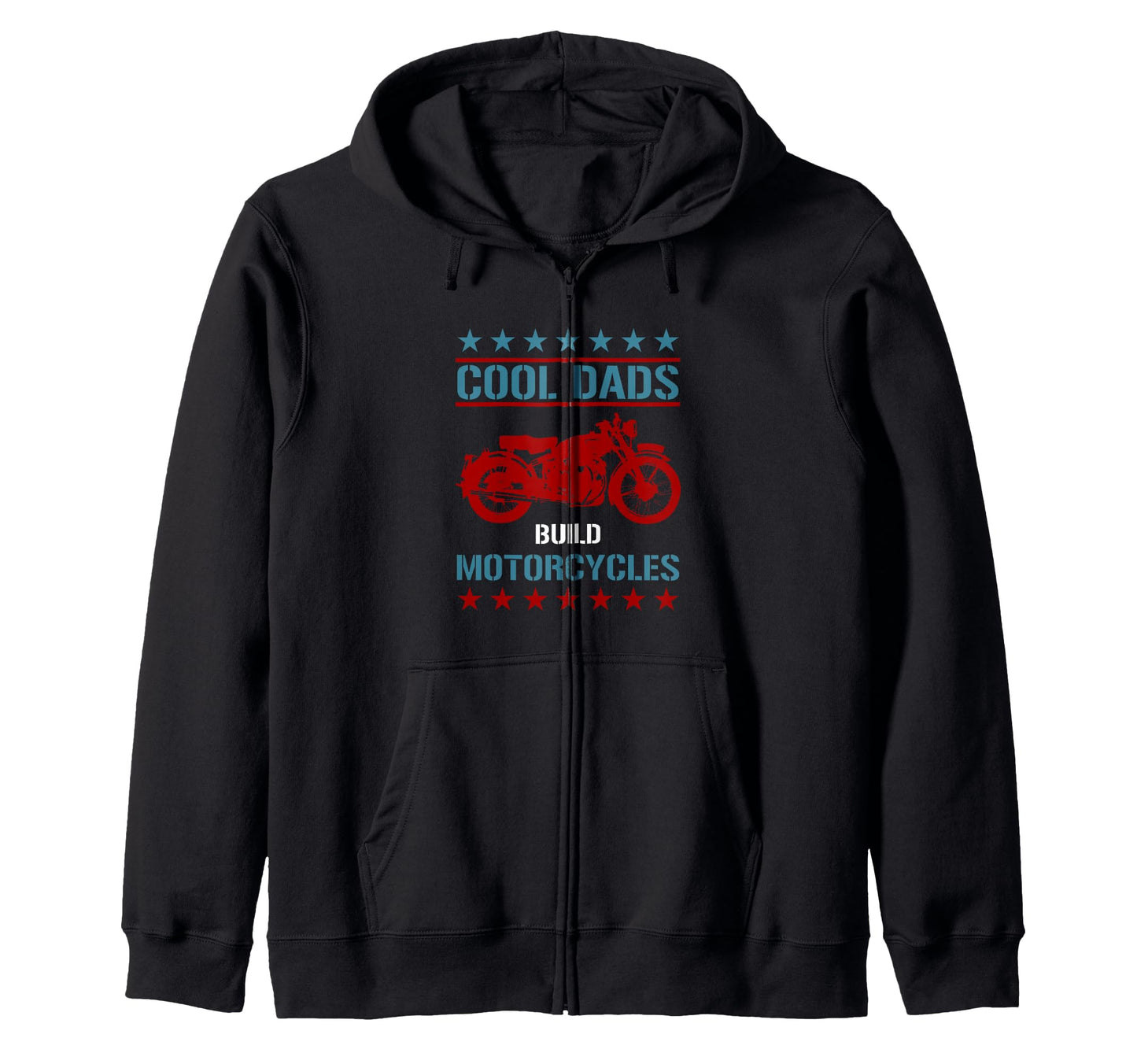 Dads Build Motorcycles Present Sweatshirt - Trendy Graphic Men Women - T-Shirt, Sweatshirt, Hoodie