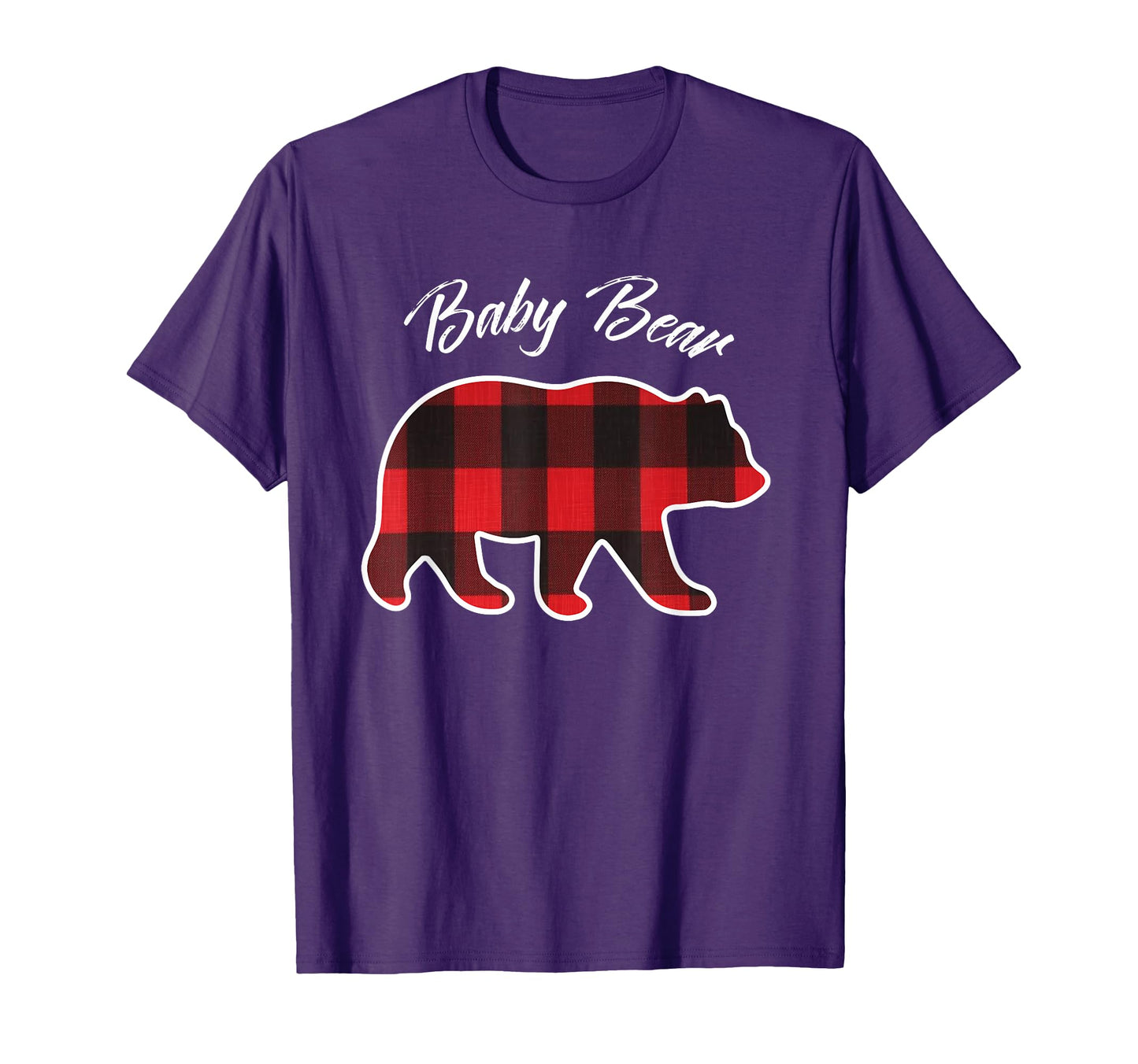 Bear Matching Family Red Plaid Pajama T-Shirt - Novelty Apparel Men Women - T-Shirt, Sweatshirt, Hoodie