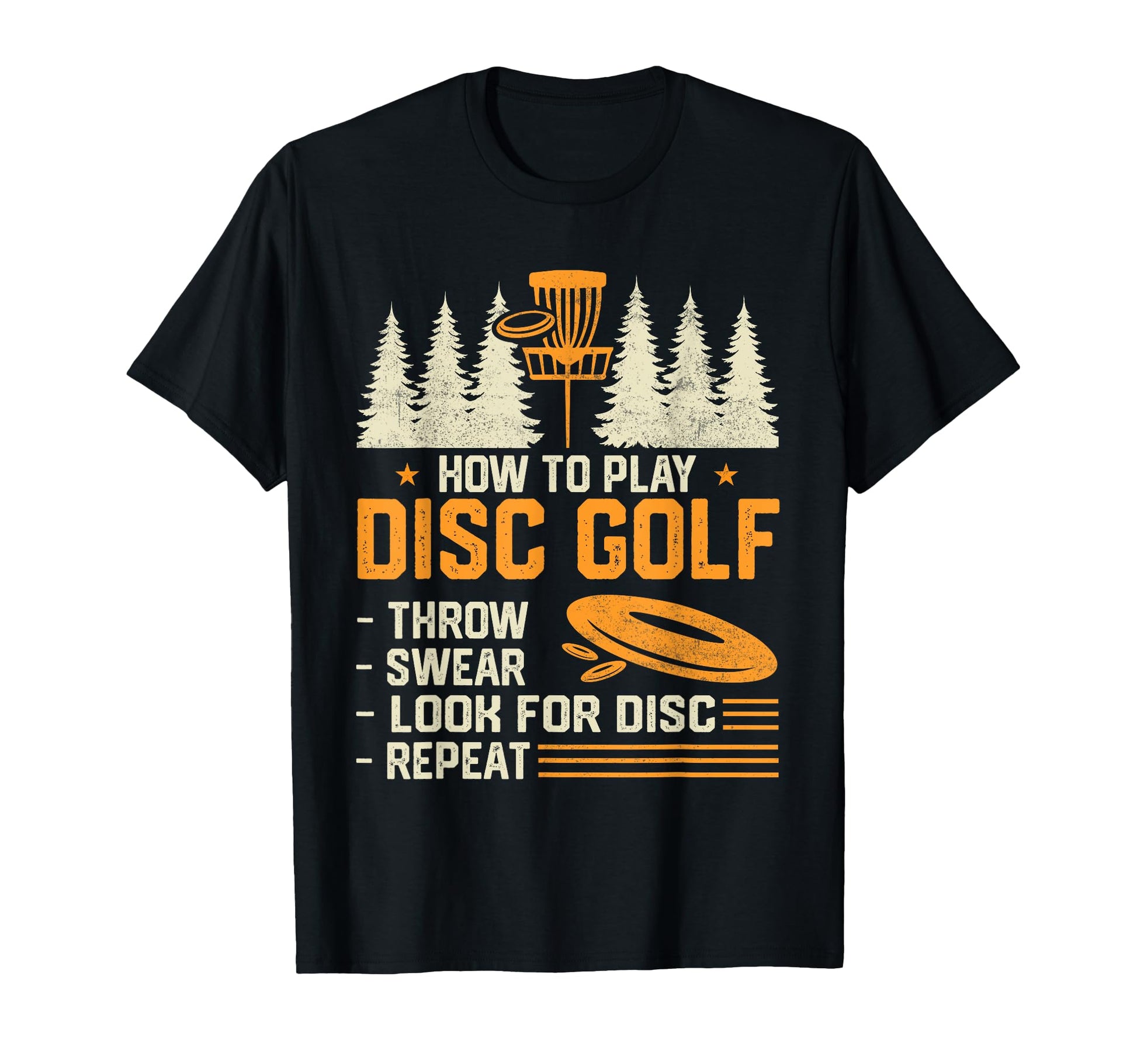 How To Play Disc Golf Funny Frisbee T-Shirt - Unique Graphic Unisex - T-Shirt, Sweatshirt, Hoodie