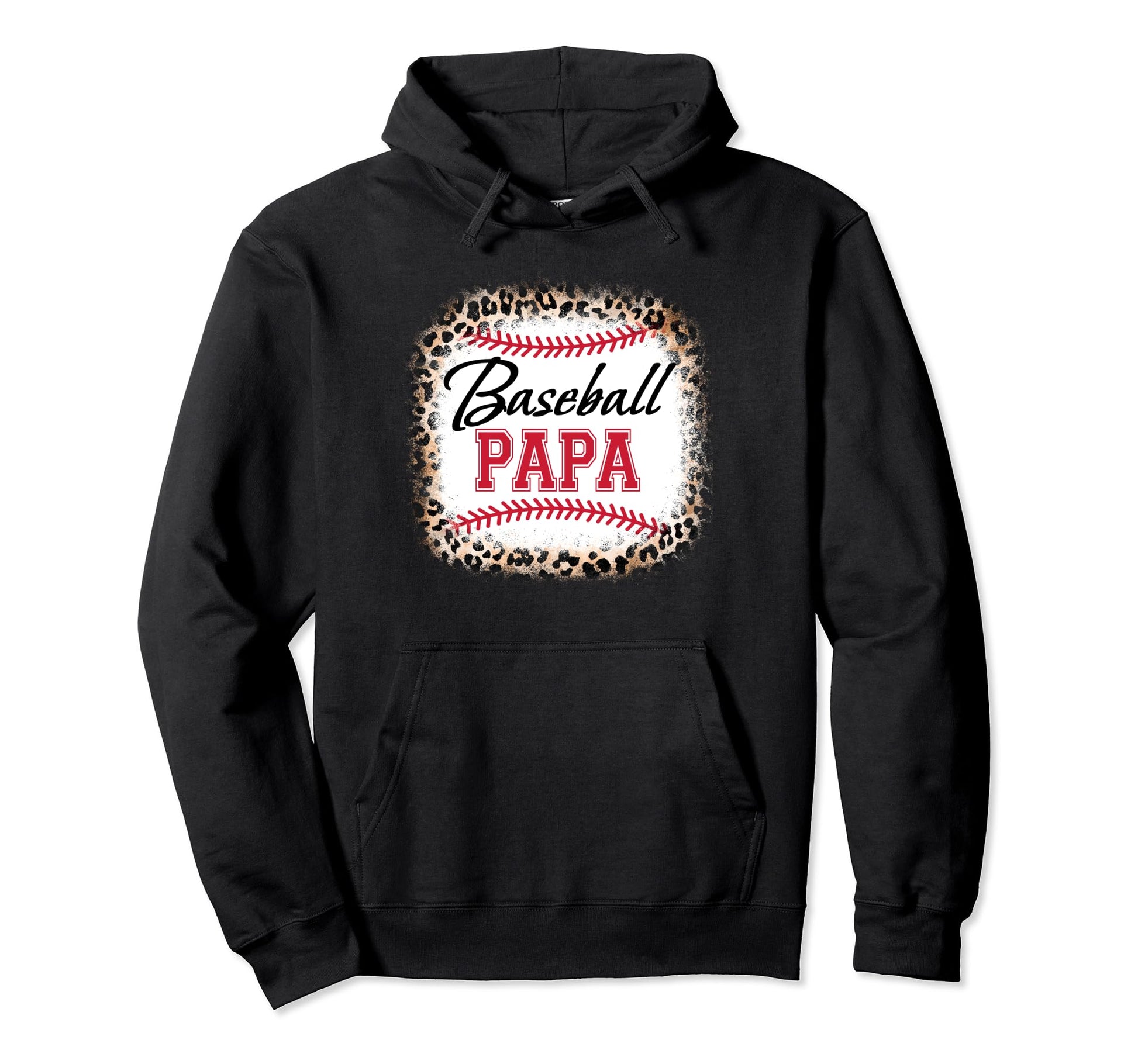 Baseball Dad Papa Fathers Day Hoodie - Fun Novelty Design Men Women - T-Shirt, Sweatshirt, Hoodie