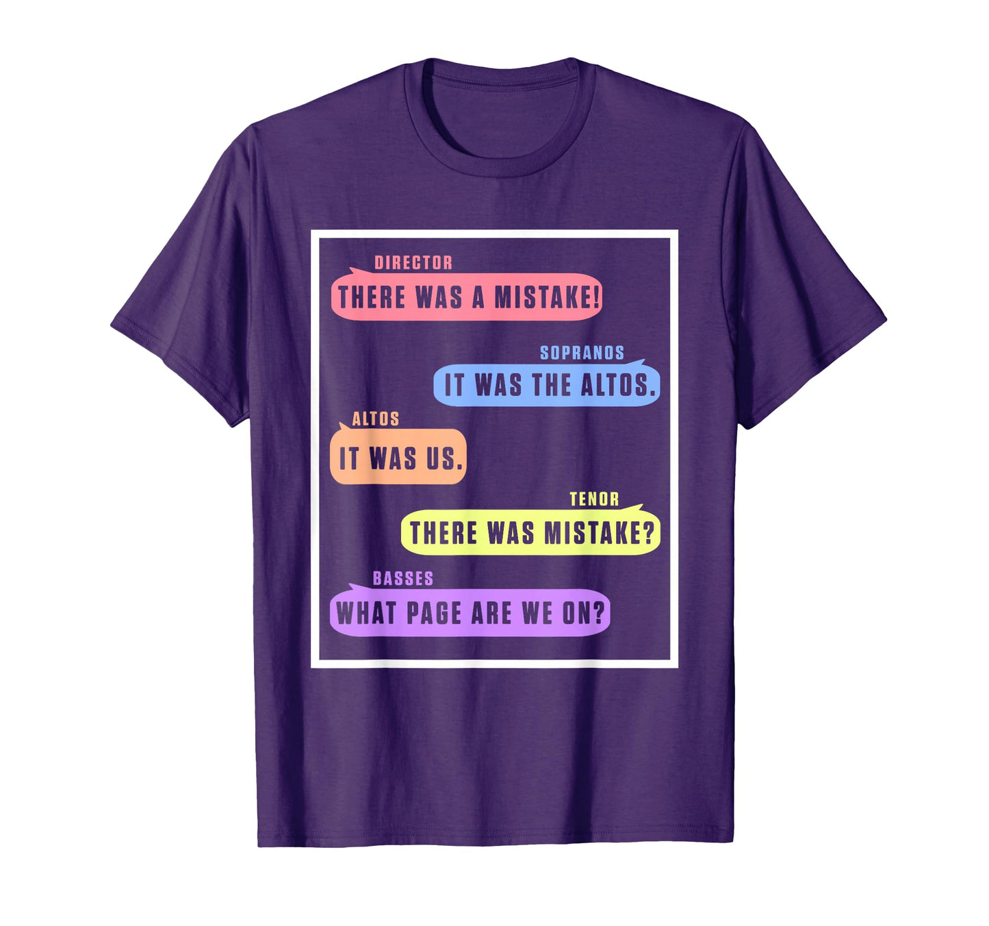 Chat Director Soprano Alto Tenor T-Shirt - Unique Graphic for Adults - T-Shirt, Sweatshirt, Hoodie
