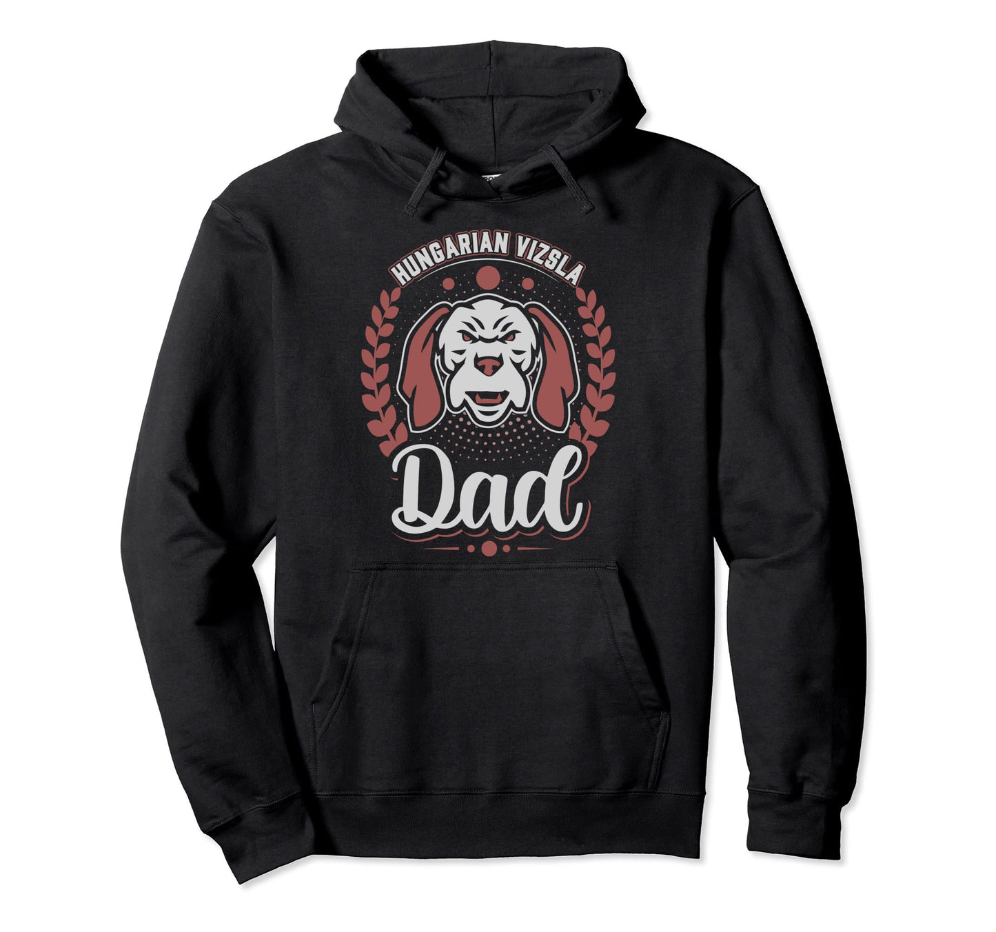 Hungarian Vizsla Dad Looking Dog Hoodie - Casual Everyday Wear Men Women - T-Shirt, Sweatshirt, Hoodie