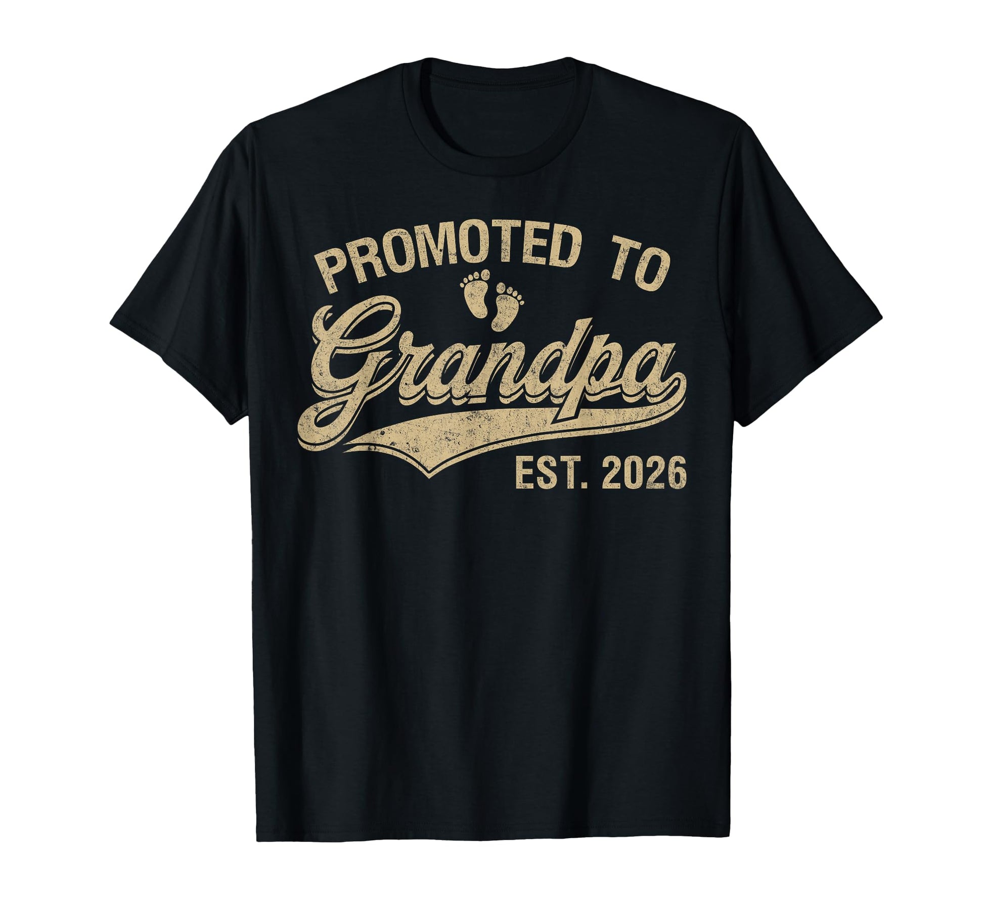 Mens Promoted To Grandpa Est 2026 T-Shirt - Graphic Print Men Women - T-Shirt, Sweatshirt, Hoodie