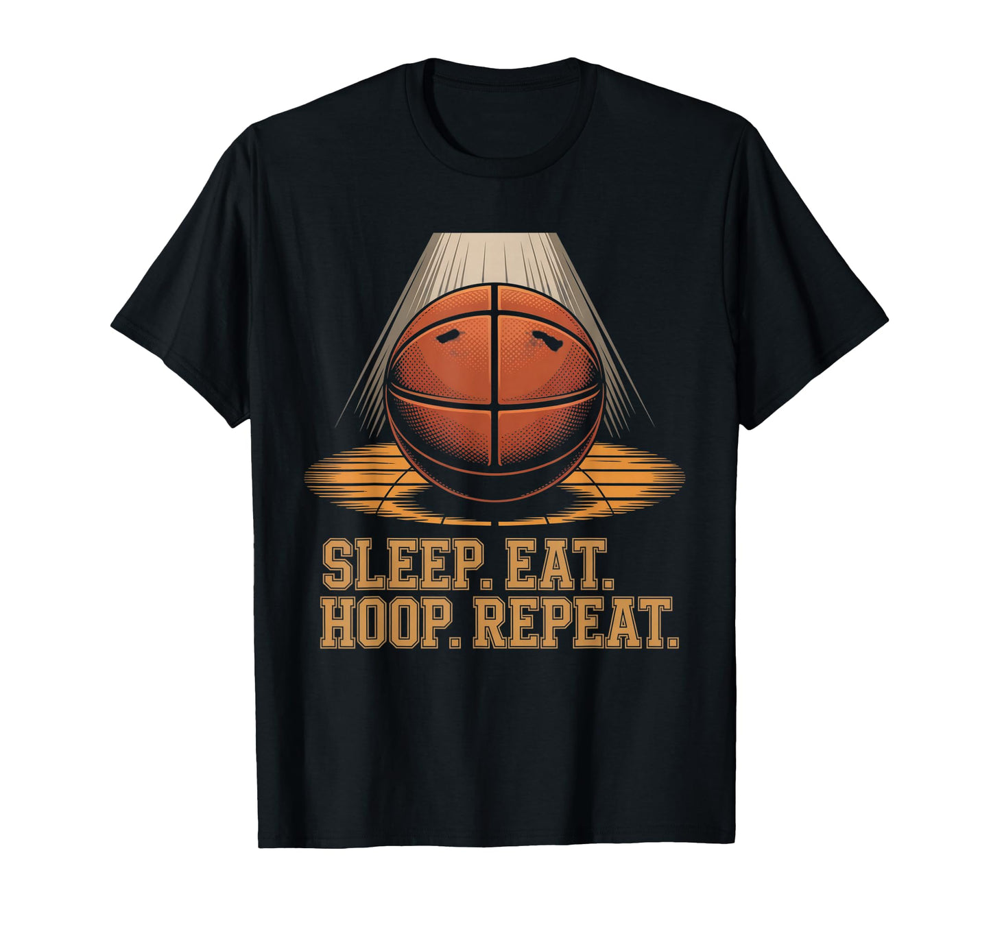Sleep Eat Hoop Repeat Basketball T-Shirt - Aesthetic Graphic for Adults - T-Shirt, Sweatshirt, Hoodie
