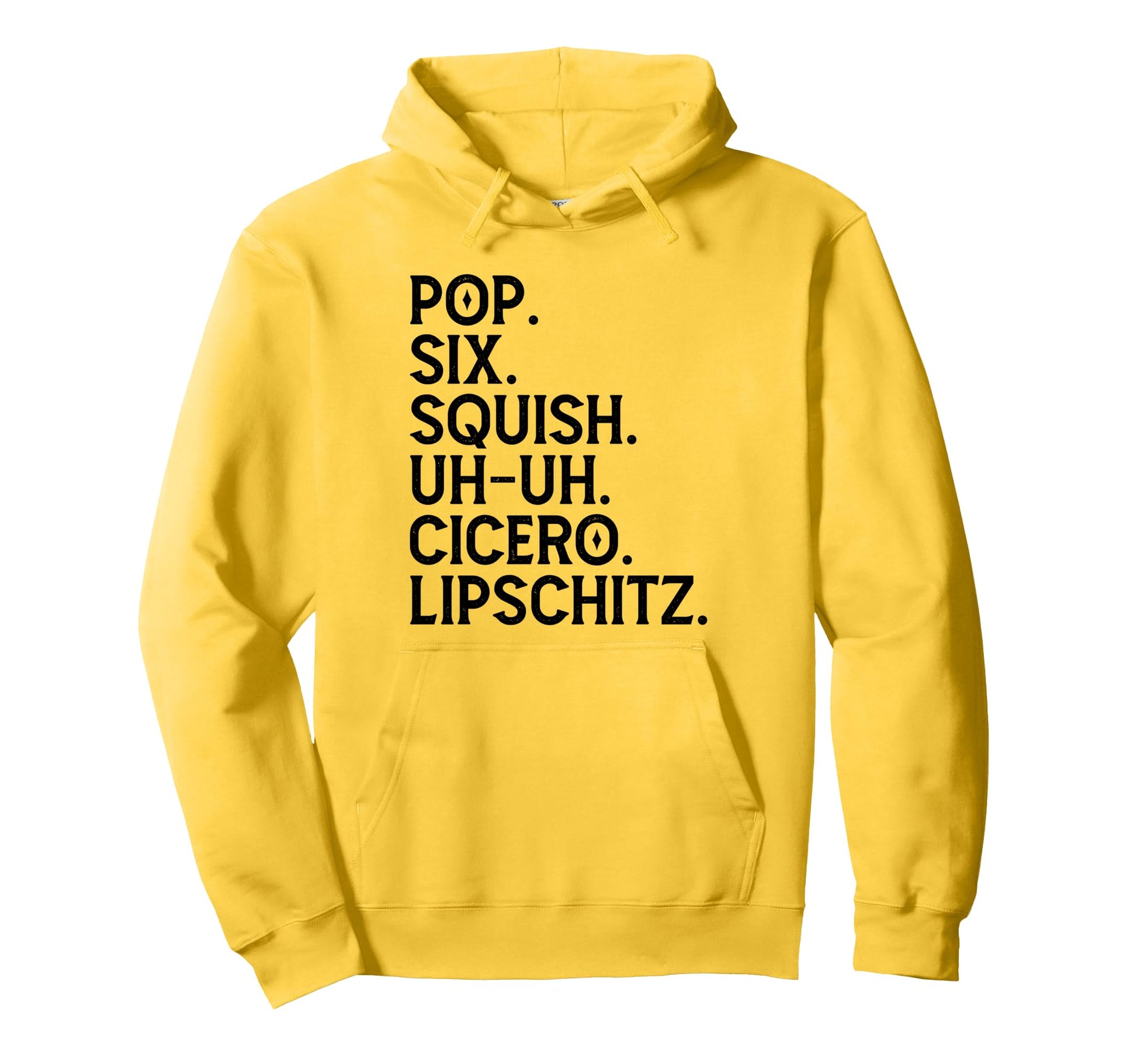 Musical Theater Lover Pop Six Squish Hoodie - Minimalist Print for Adults - T-Shirt, Sweatshirt, Hoodie