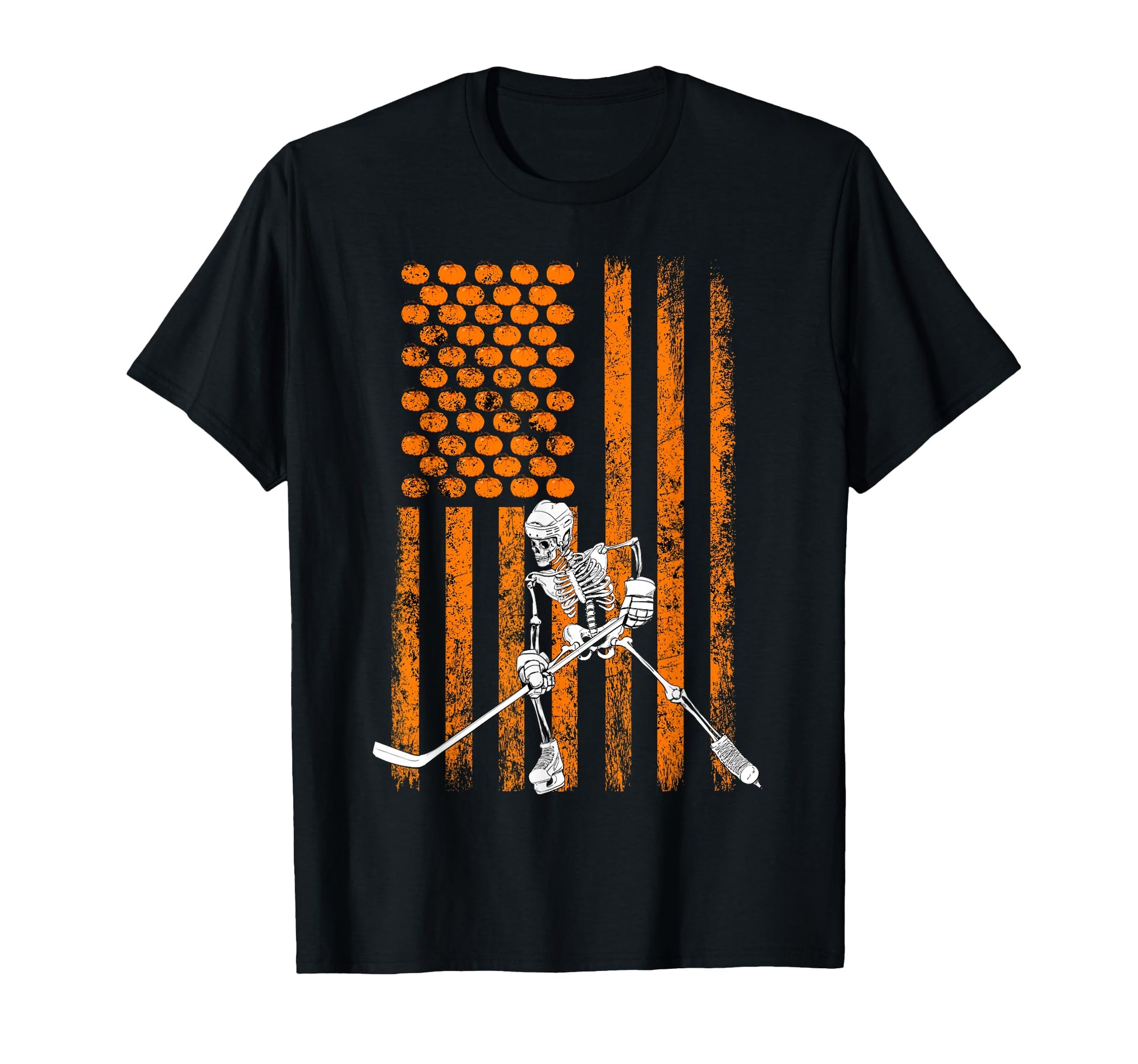 Ice Hockey Player Fan Gift Skeleton T-Shirt - Trendy Graphic Unisex - T-Shirt, Sweatshirt, Hoodie