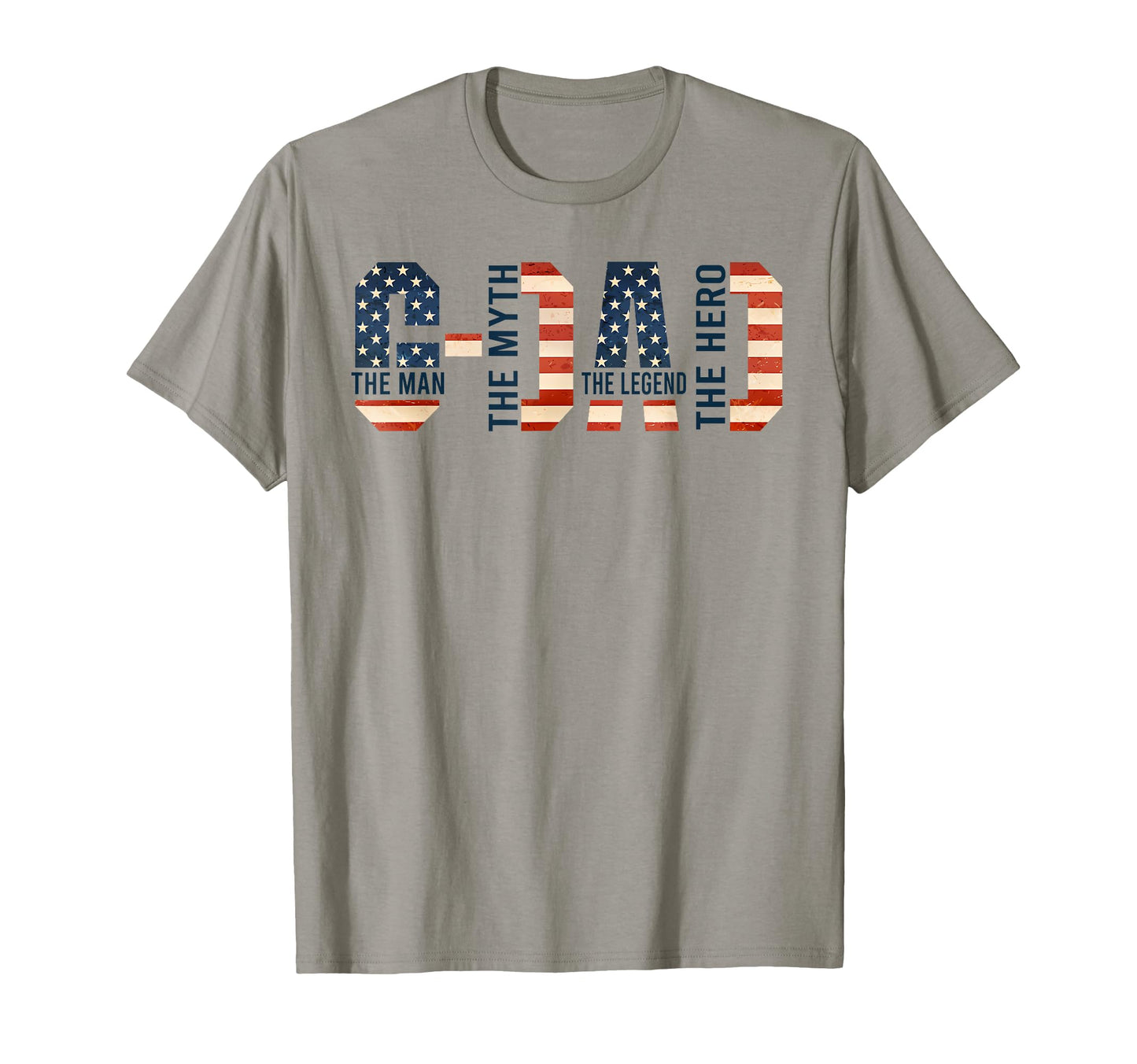 G Dad Myth Legend American Flag T-Shirt - Trendy Graphic for Adults - T-Shirt, Sweatshirt, Hoodie
