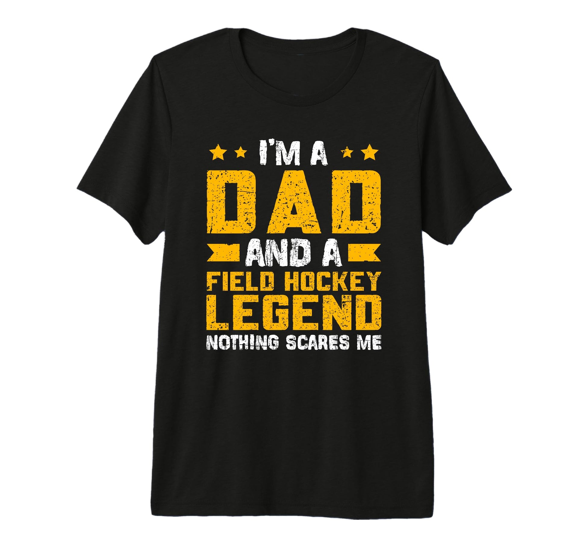 Mens Dad Field Hockey Legend Fathers T-Shirt - Graphic Print for Adults - T-Shirt, Sweatshirt, Hoodie