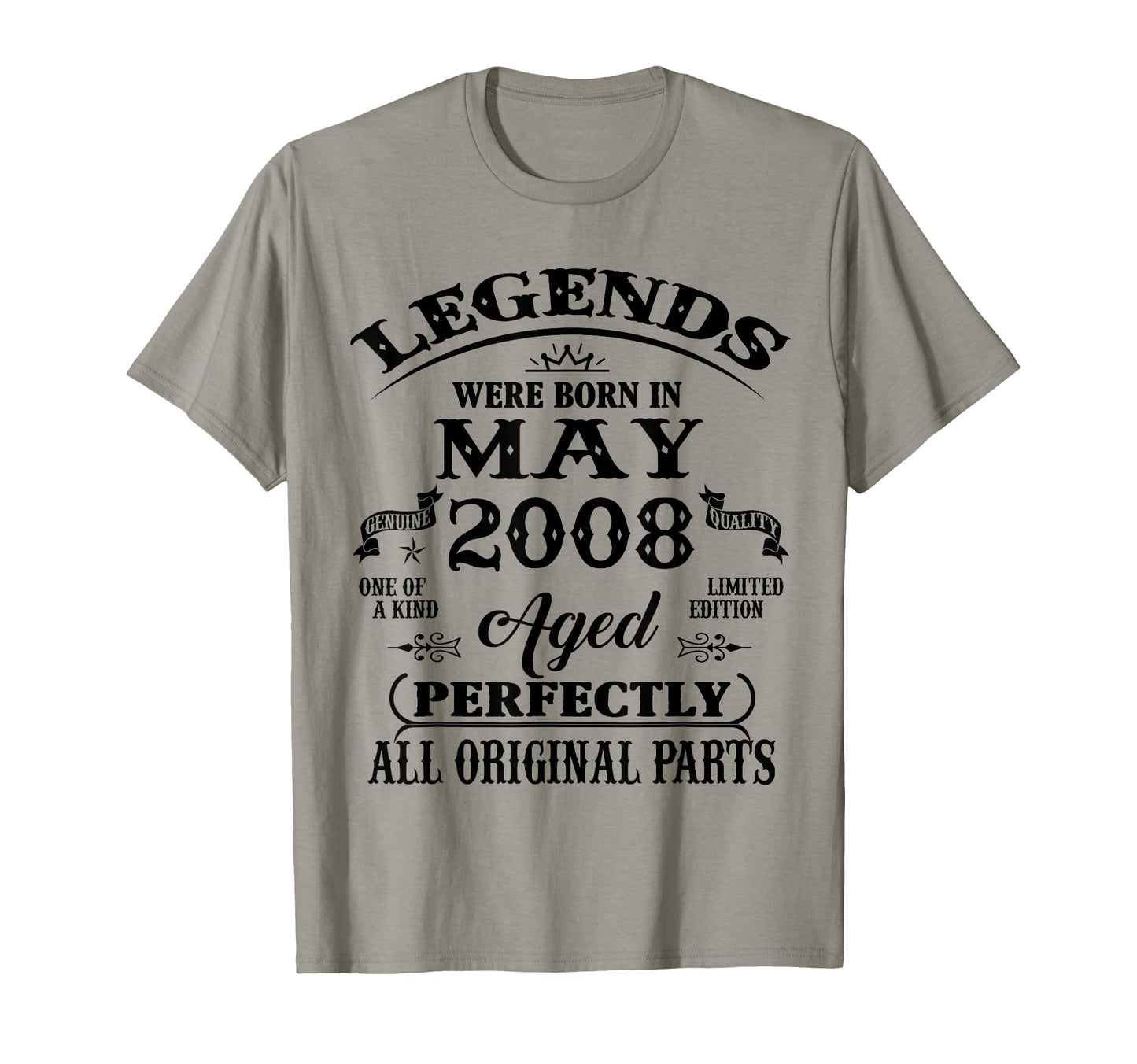 18Th Birthday Gift Legend Born May T-Shirt - Minimalist Print for Adults - T-Shirt, Sweatshirt, Hoodie