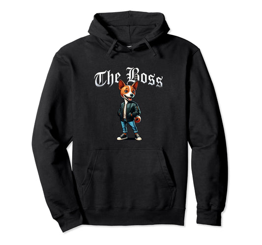 Basenji Dog Boss Jacket Outfit Dog Mom Hoodie - Novelty Apparel Men Women - T-Shirt, Sweatshirt, Hoodie