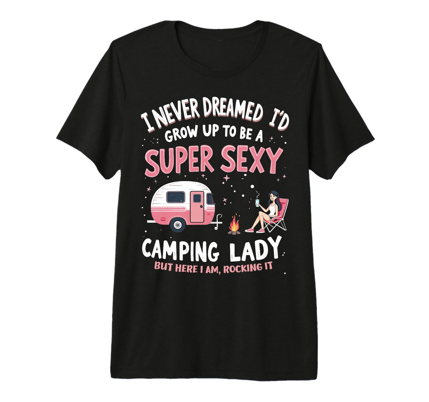 I Never Dreamed Id Grow Up To Be T-Shirt - Minimalist Print Men Women - T-Shirt, Sweatshirt, Hoodie