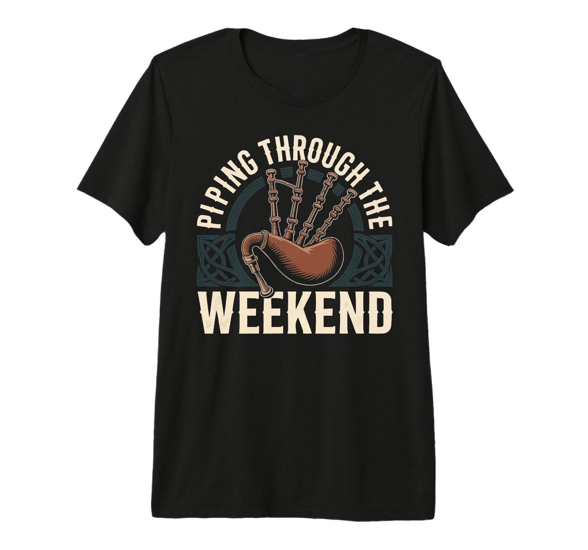Bagpipe Player Musical Instrument T-Shirt - Aesthetic Graphic Men Women - T-Shirt, Sweatshirt, Hoodie