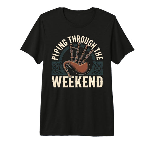 Bagpipe Player Musical Instrument T-Shirt - Aesthetic Graphic Men Women - T-Shirt, Sweatshirt, Hoodie