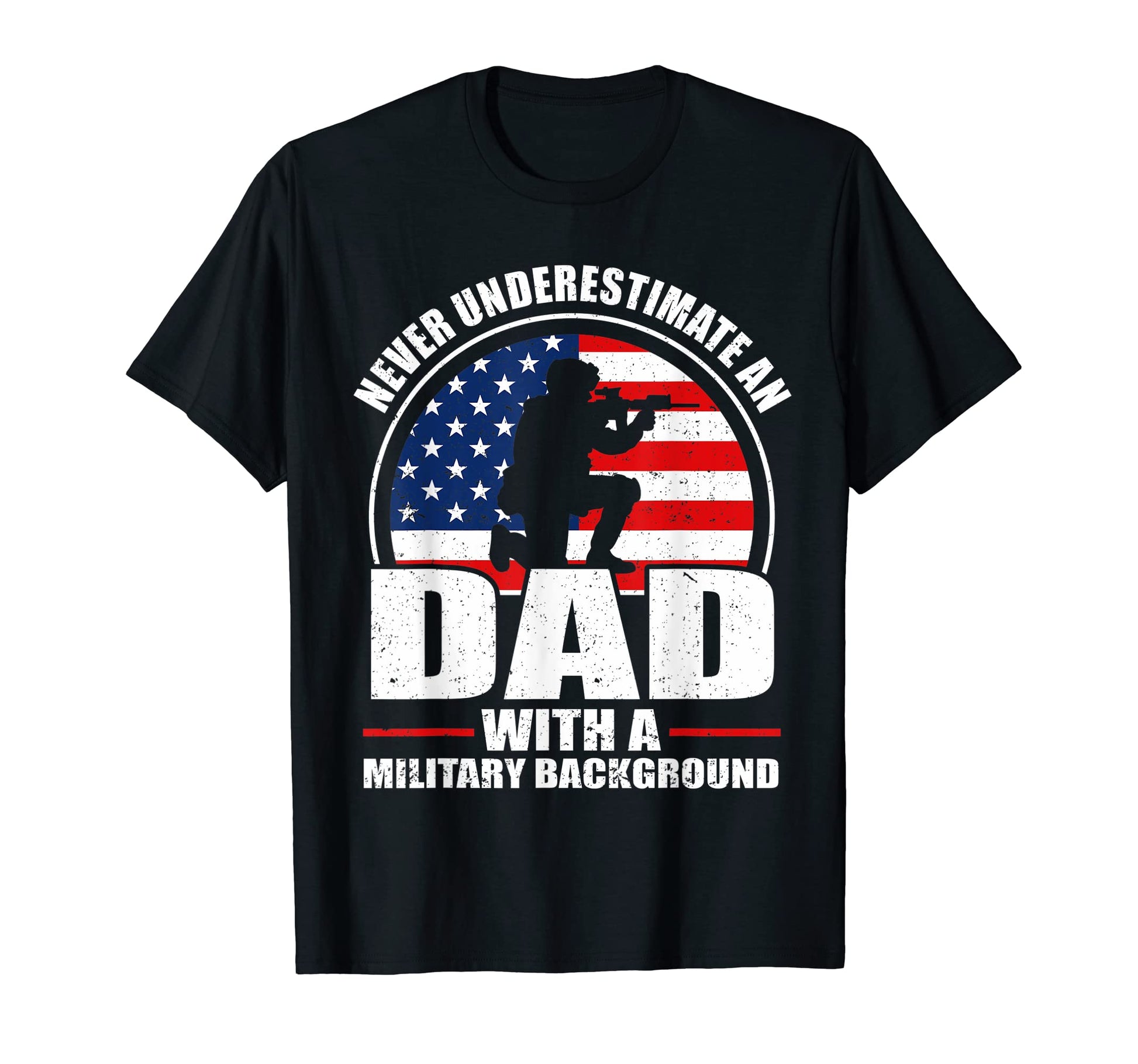 American Flag Never Underestimate T-Shirt - Graphic Print Men Women - T-Shirt, Sweatshirt, Hoodie