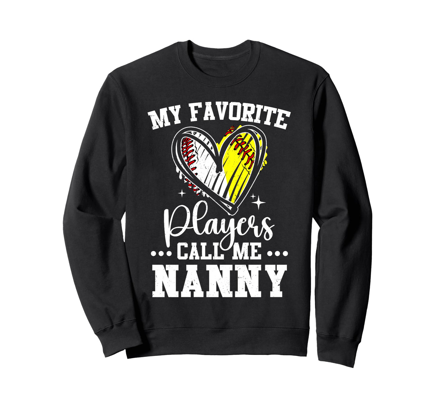 My Favorite Baseball Softball Players Sweatshirt - Trendy Graphic Unisex - T-Shirt, Sweatshirt, Hoodie