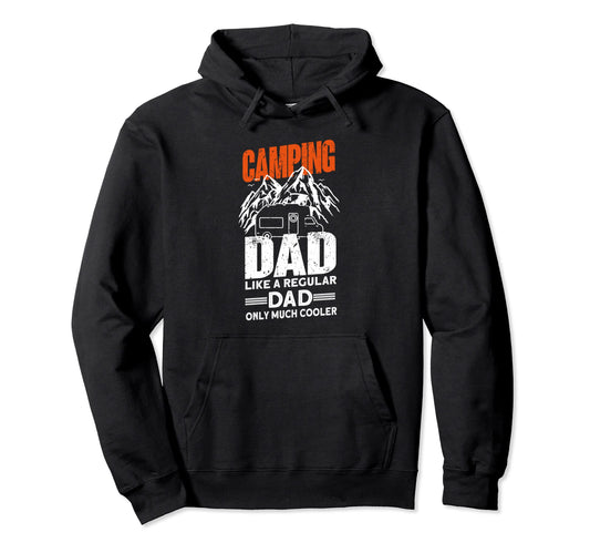 Camping Dad Camper Caravan Funny Camping Hoodie - Trendy Graphic for Adults - T-Shirt, Sweatshirt, Hoodie
