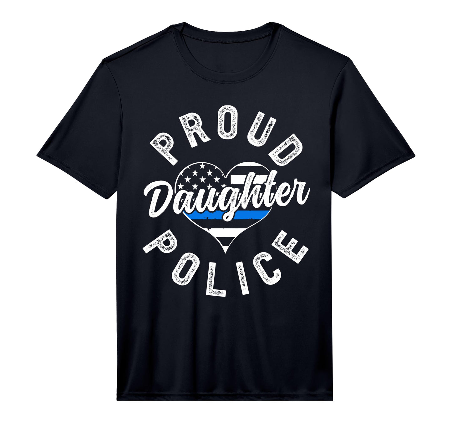 Proud Police Daughter Police Officer T-Shirt - Streetwear Style Unisex - T-Shirt, Sweatshirt, Hoodie