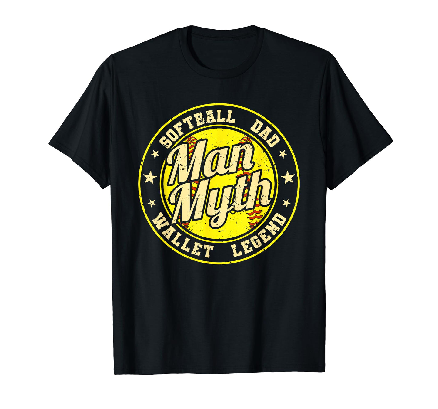 Funny Softball Dad Softball Ad Myth T-Shirt - Streetwear Style for Adults - T-Shirt, Sweatshirt, Hoodie