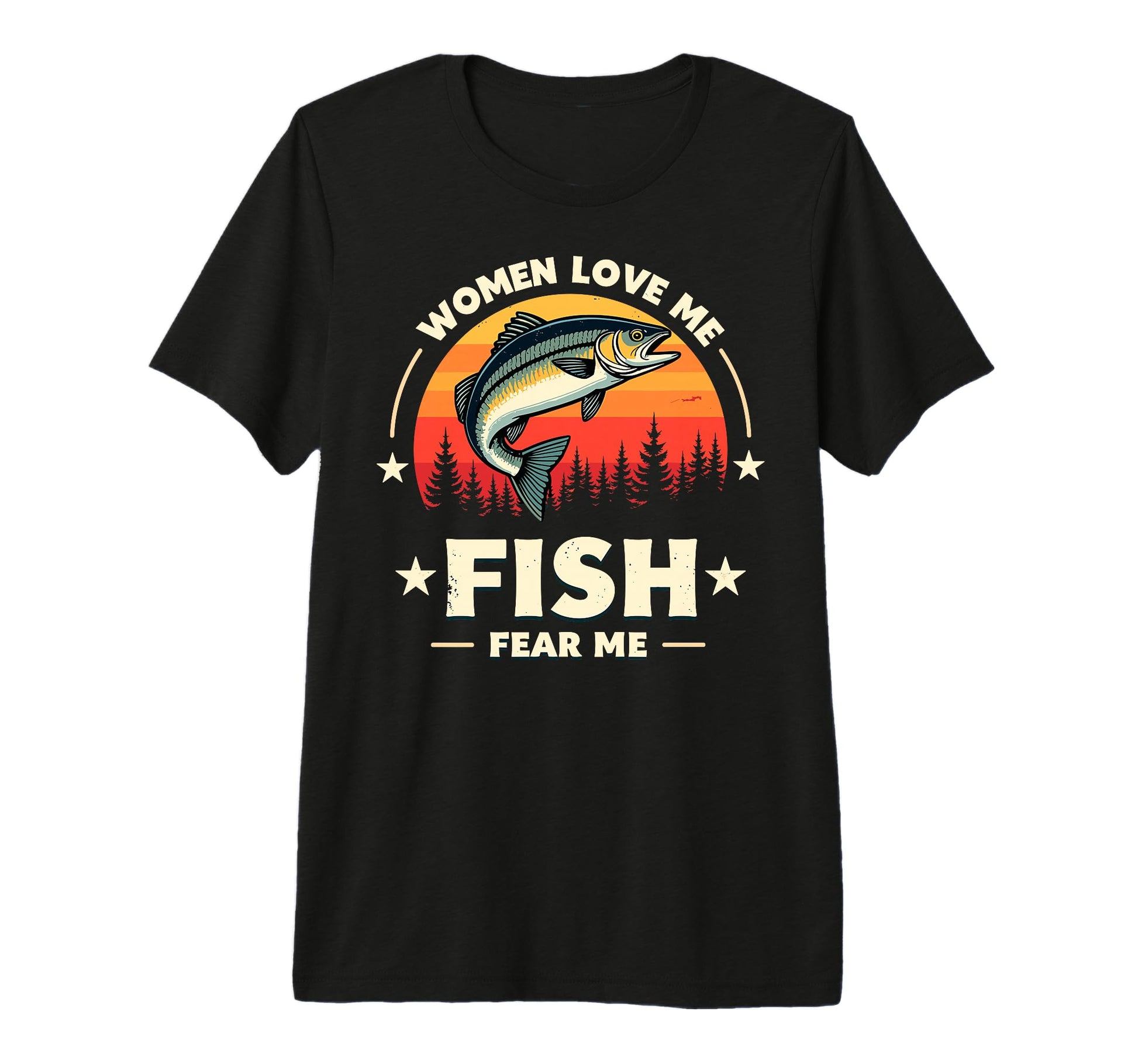 Love Me Fish Fear Me Fishing Meme T-Shirt - Aesthetic Graphic Unisex - T-Shirt, Sweatshirt, Hoodie