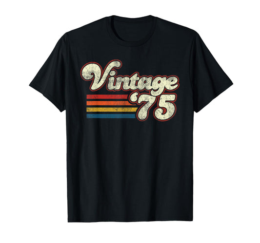 Birthday Tees 1975 50Th Birthday T-Shirt - Trendy Graphic for Adults - T-Shirt, Sweatshirt, Hoodie