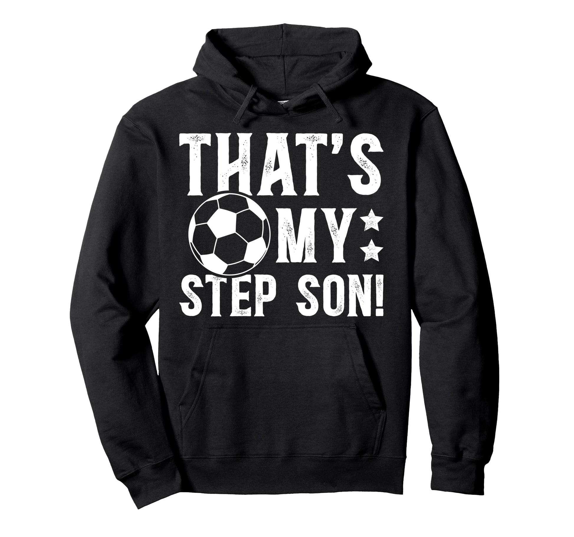 Proud Soccer Step Dad Soccer Player Hoodie - Trendy Graphic for Adults - T-Shirt, Sweatshirt, Hoodie