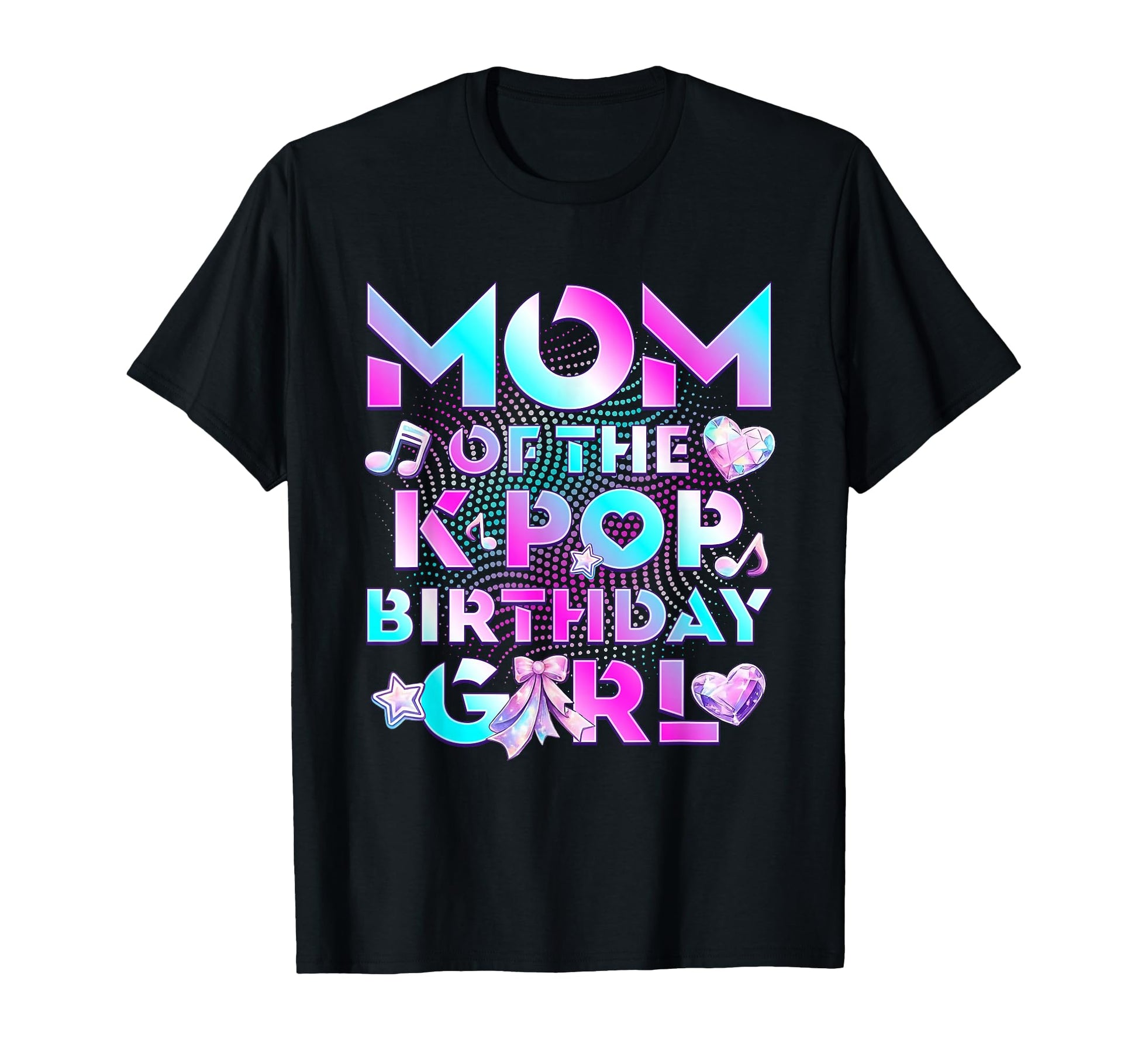 Mom K Pop Birthday Birthday Family T-Shirt - Custom Art Print for Adults - T-Shirt, Sweatshirt, Hoodie