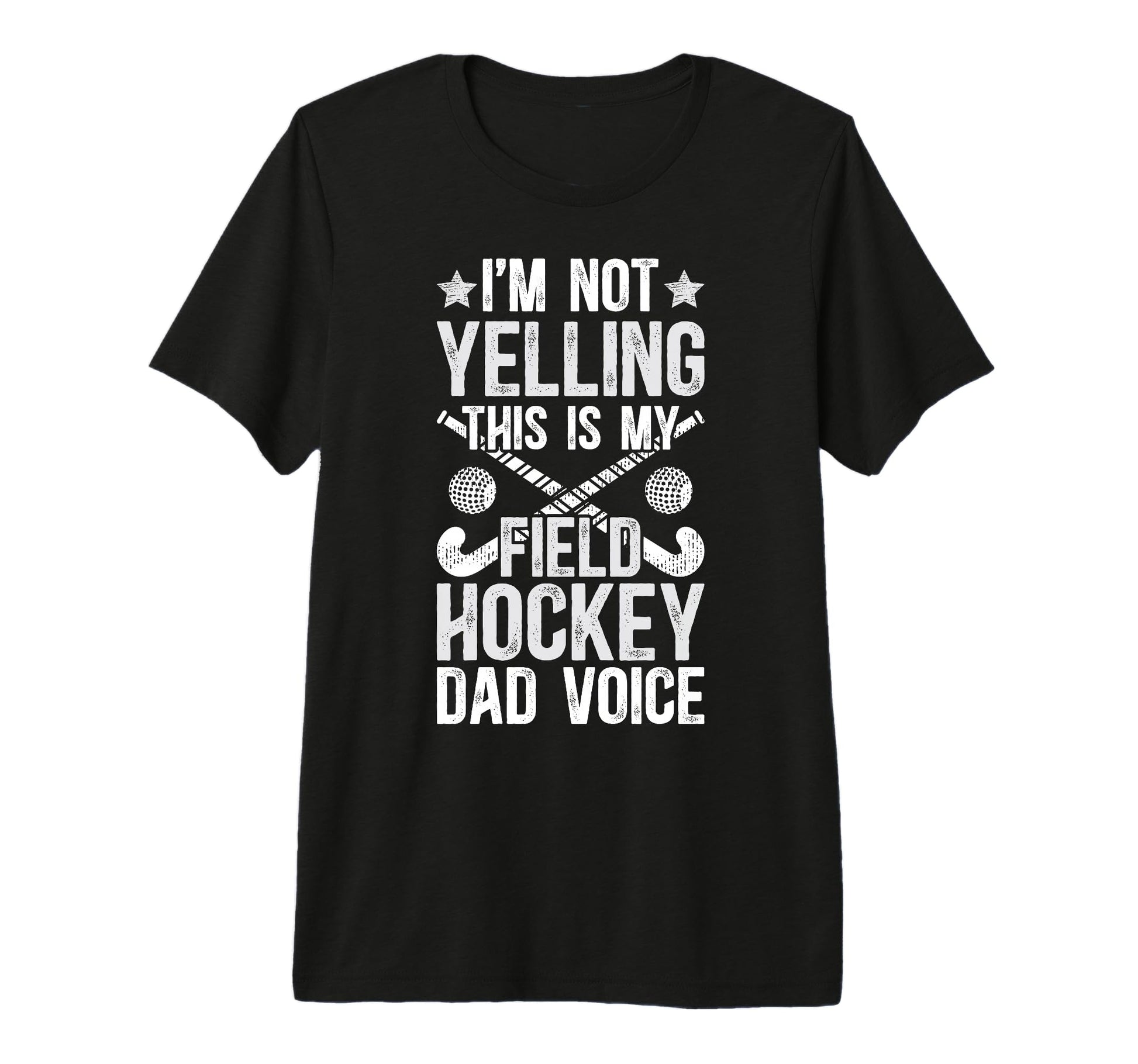 Mens Field Hockey Dad Voice Dad T-Shirt - Aesthetic Graphic for Adults - T-Shirt, Sweatshirt, Hoodie