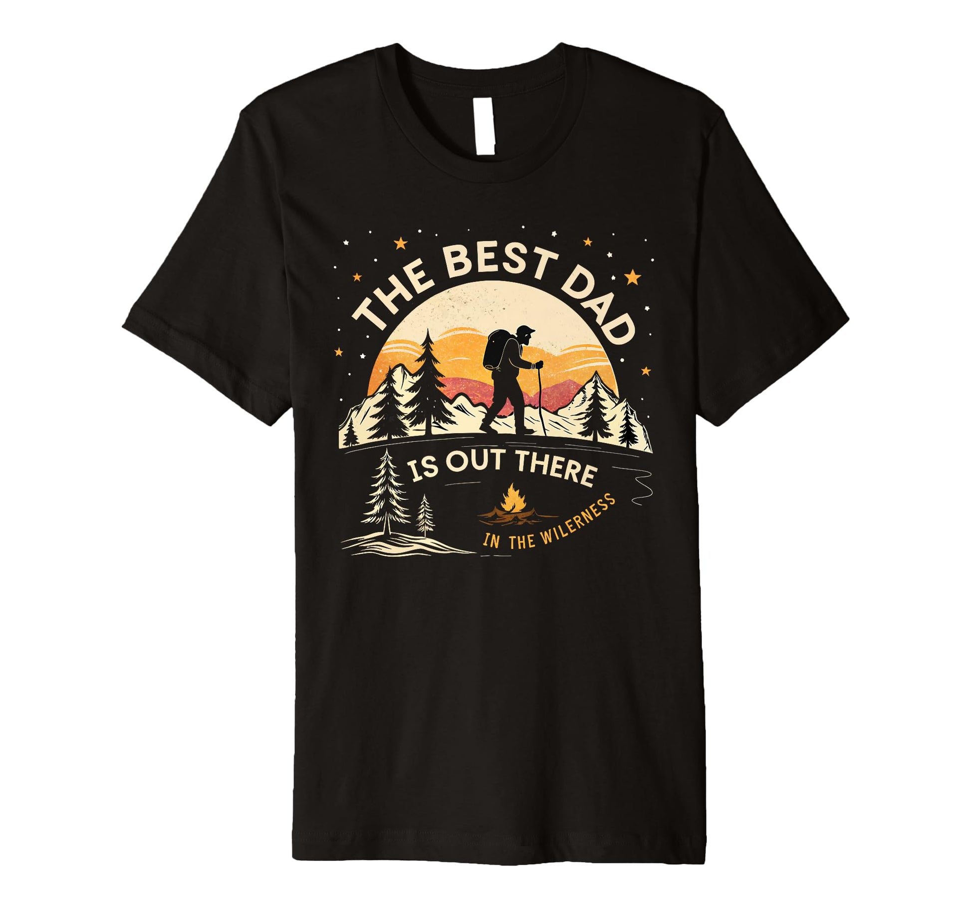 Mens Camping Dad Best Dad Is Out T-Shirt - Casual Everyday Wear Unisex - T-Shirt, Sweatshirt, Hoodie