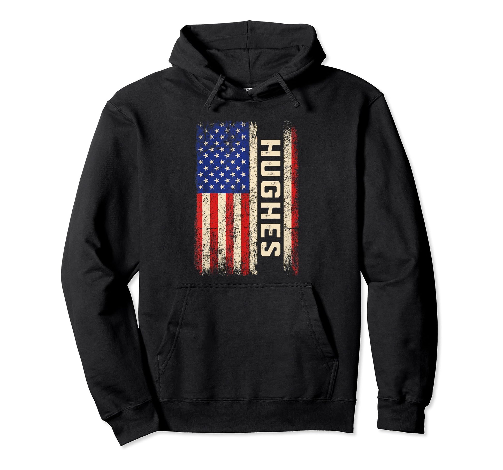 Hughes Last Name Hughes Name American Hoodie - Casual Everyday Wear Unisex - T-Shirt, Sweatshirt, Hoodie