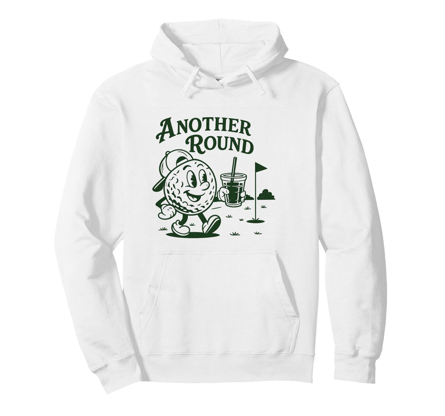Another Round Golf Funny Golfer Hoodie - Casual Everyday Wear for Adults - T-Shirt, Sweatshirt, Hoodie