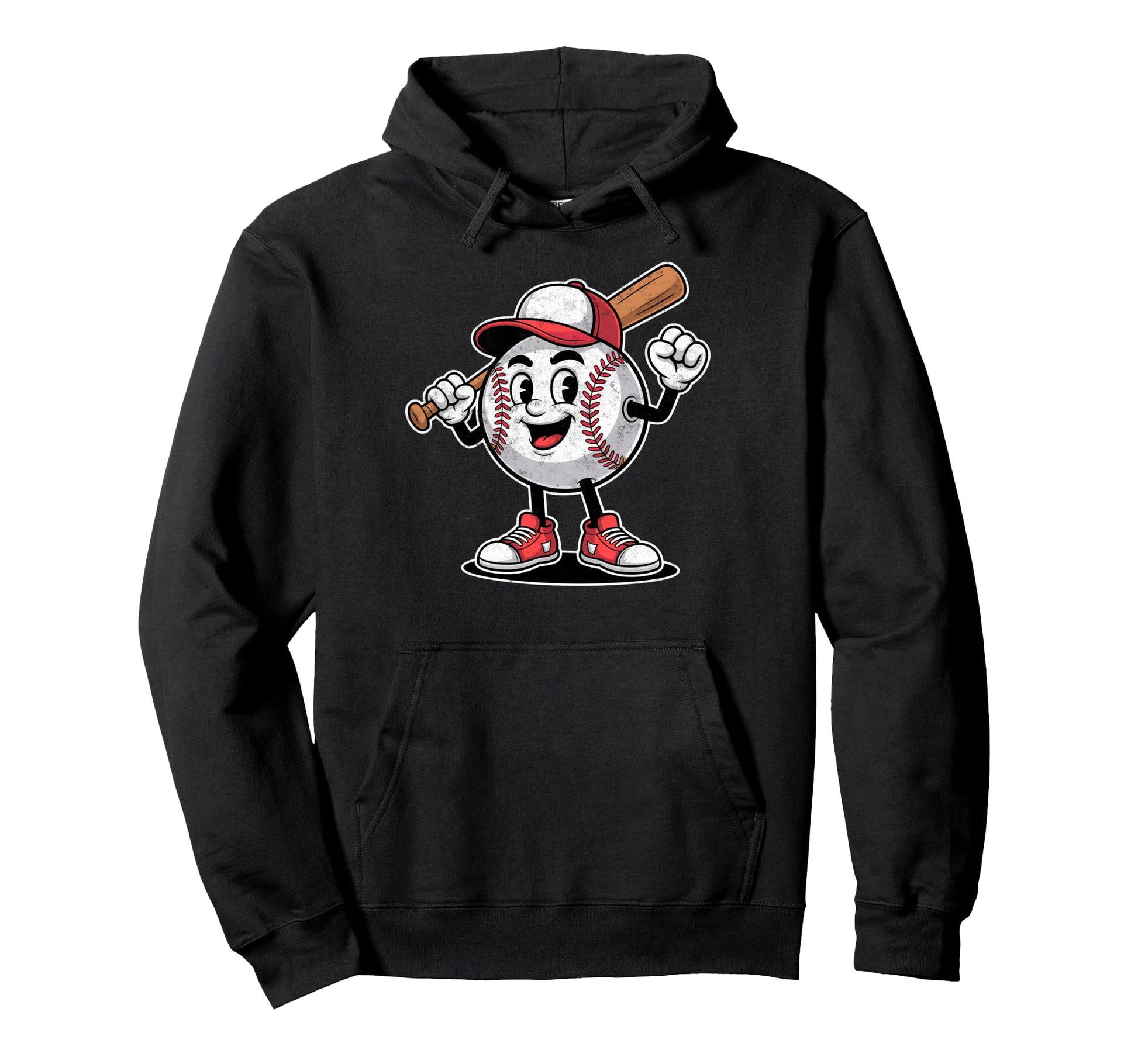 Funny Baseball Ball Player Coach Hoodie - Casual Everyday Wear Men Women - T-Shirt, Sweatshirt, Hoodie