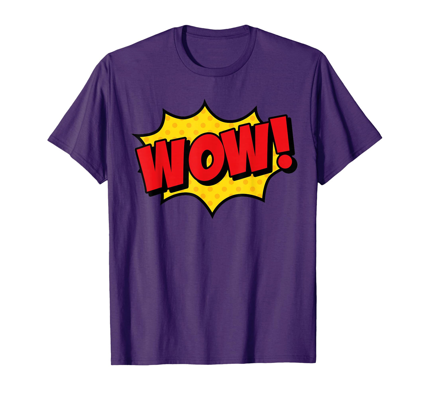 Wow Comic Book Cartoon Speech Bubble T-Shirt - Trendy Graphic for Adults - T-Shirt, Sweatshirt, Hoodie