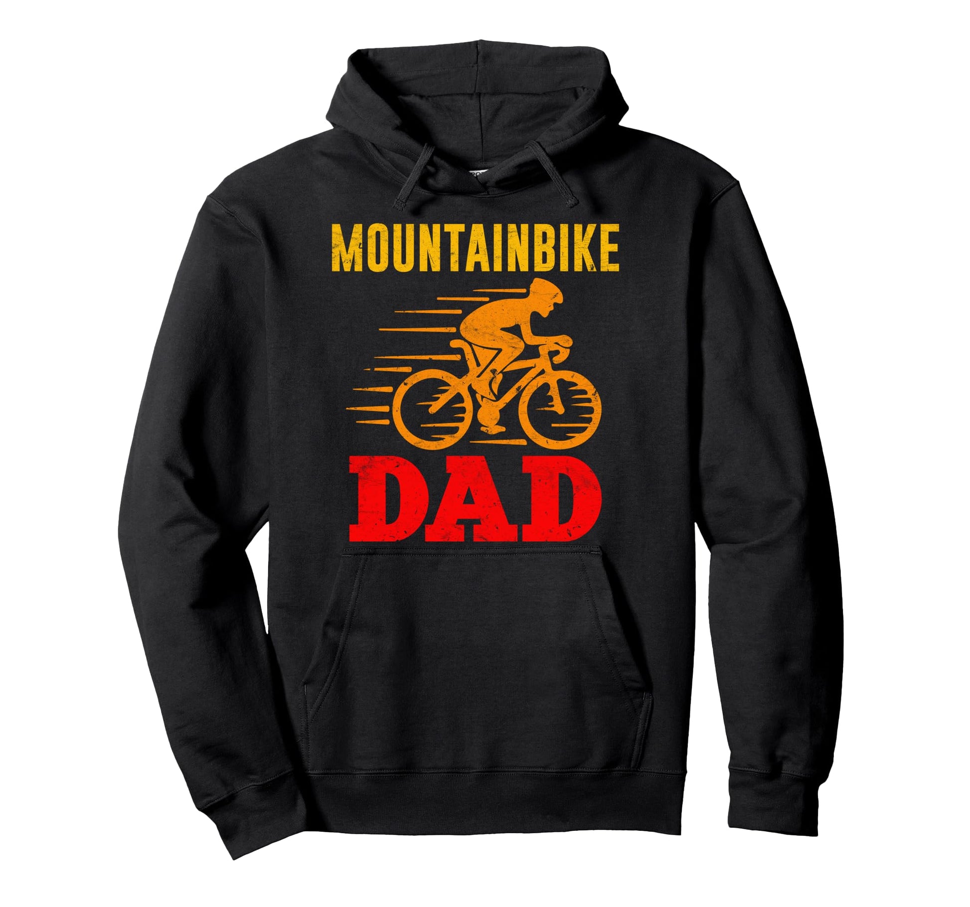 Daddy Mountainbike Dad Mtb Funny Hoodie - Graphic Print Men Women - T-Shirt, Sweatshirt, Hoodie