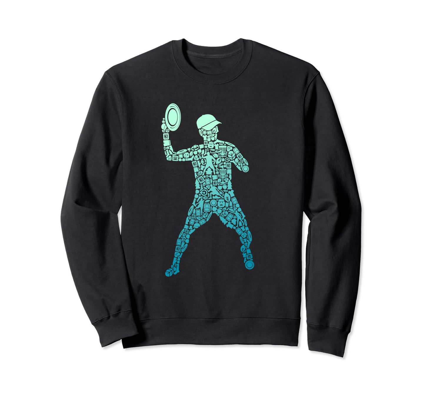 Funny Disc Golf Dad Frisbees Sweatshirt - Fun Novelty Design for Adults - T-Shirt, Sweatshirt, Hoodie