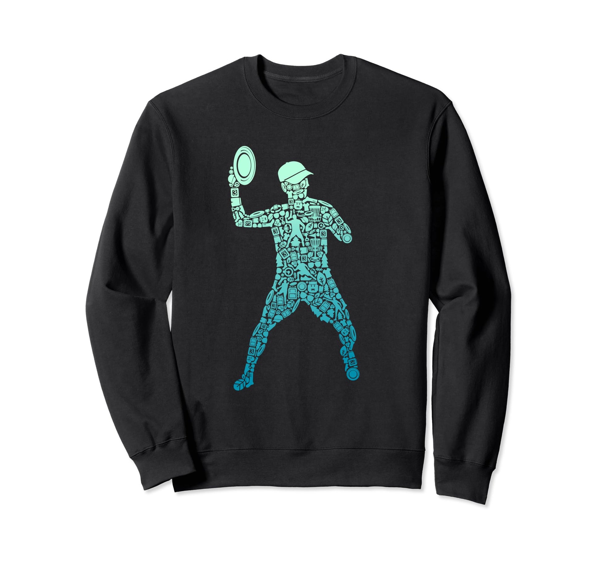 Funny Disc Golf Dad Frisbees Sweatshirt - Fun Novelty Design for Adults - T-Shirt, Sweatshirt, Hoodie