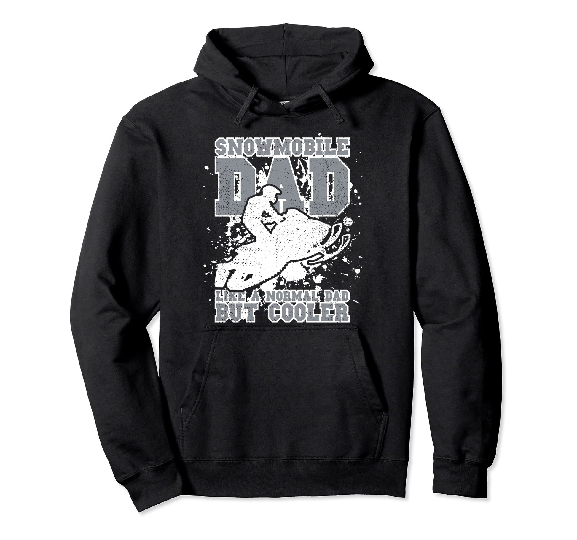 Snowmobile Dad Like Normal Dad But Cooler Hoodie - Graphic Print Unisex - T-Shirt, Sweatshirt, Hoodie