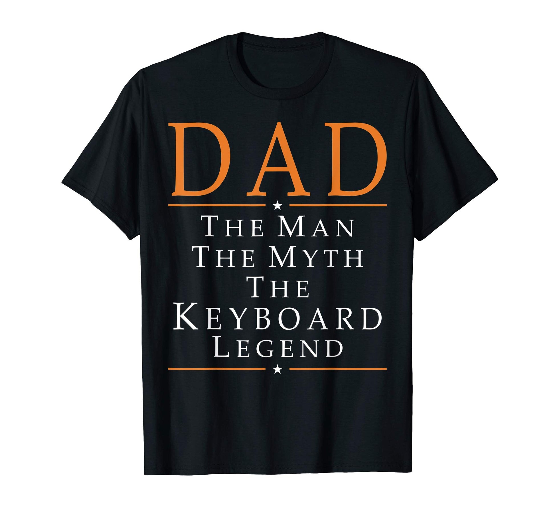 Mens Dad Myth Keyboard Legend T-Shirt - Aesthetic Graphic for Adults - T-Shirt, Sweatshirt, Hoodie