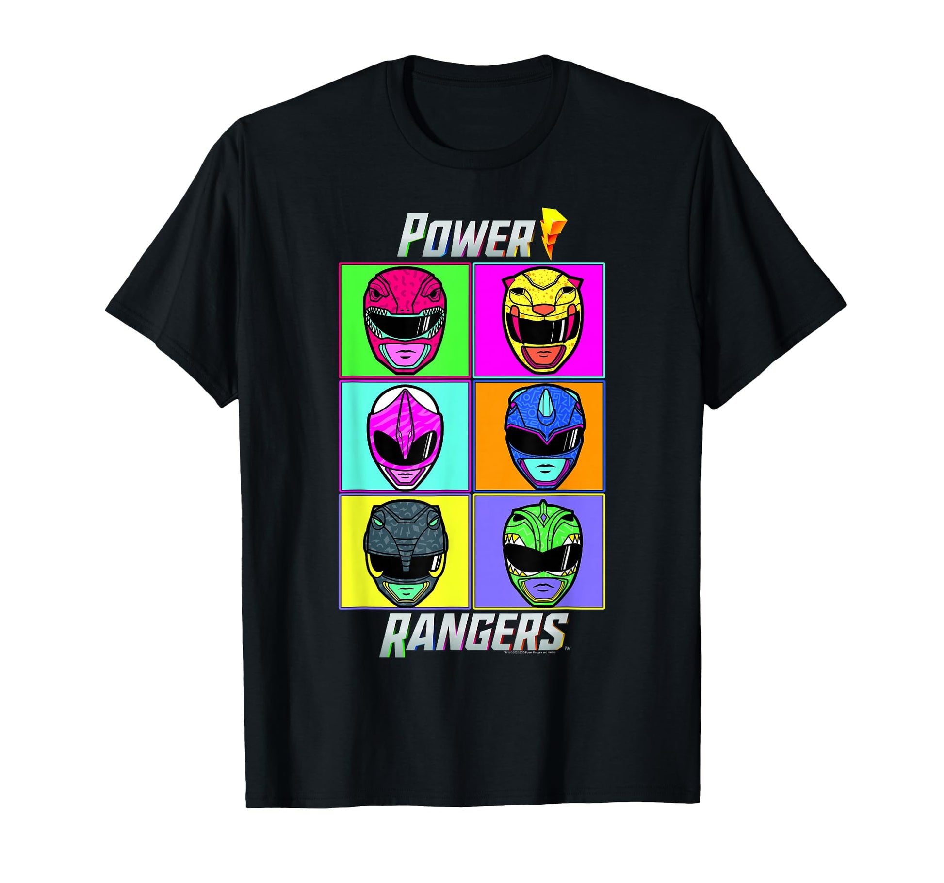 Power Rangers Pop Art Warhol Portrait T-Shirt - Streetwear Style Men Women - T-Shirt, Sweatshirt, Hoodie