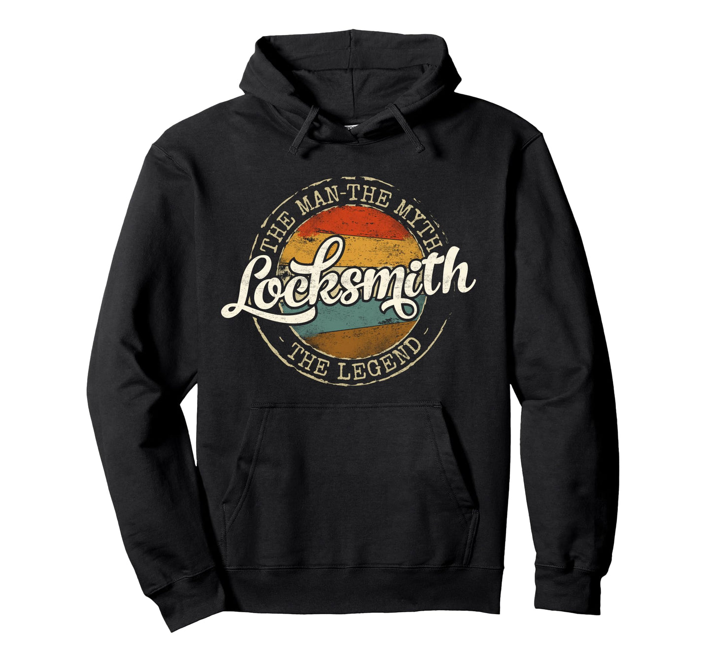 Locksmith Myth Legend Stamp Hoodie - Aesthetic Graphic for Adults - T-Shirt, Sweatshirt, Hoodie