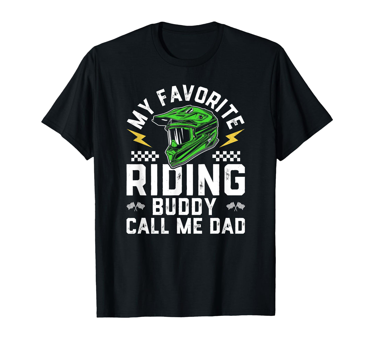 Dirt Bike Dad Motocross My Favorite T-Shirt - Minimalist Print for Adults - T-Shirt, Sweatshirt, Hoodie