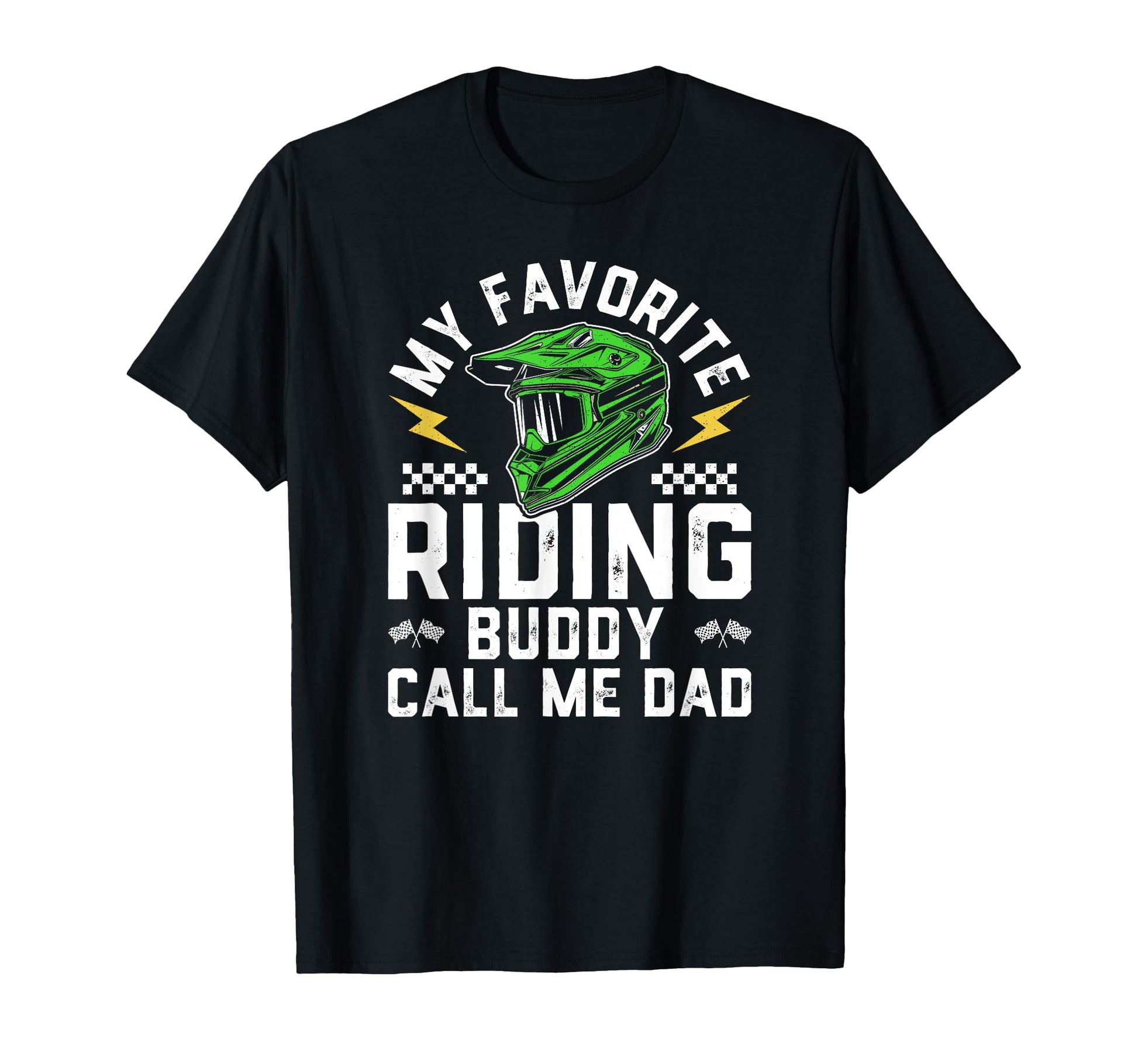 Dirt Bike Dad Motocross My Favorite T-Shirt - Minimalist Print for Adults - T-Shirt, Sweatshirt, Hoodie