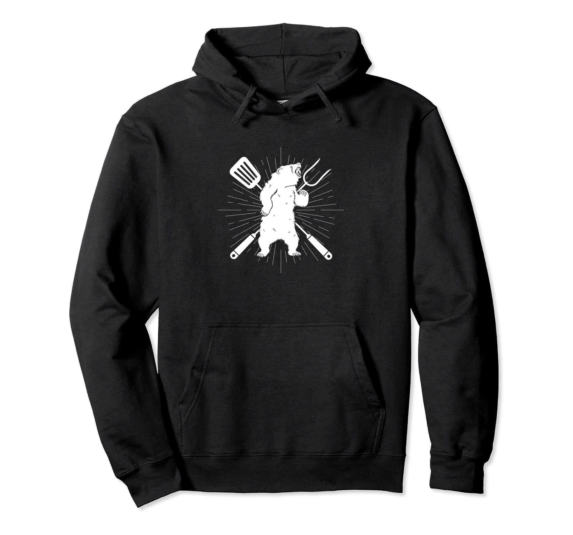 Camping Wildlife Grizzly Hiking Mountains Hoodie - Unique Graphic Men Women - T-Shirt, Sweatshirt, Hoodie