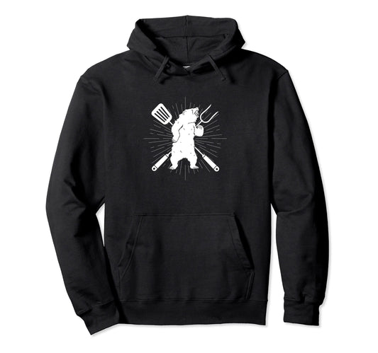 Camping Wildlife Grizzly Hiking Mountains Hoodie - Unique Graphic Men Women - T-Shirt, Sweatshirt, Hoodie
