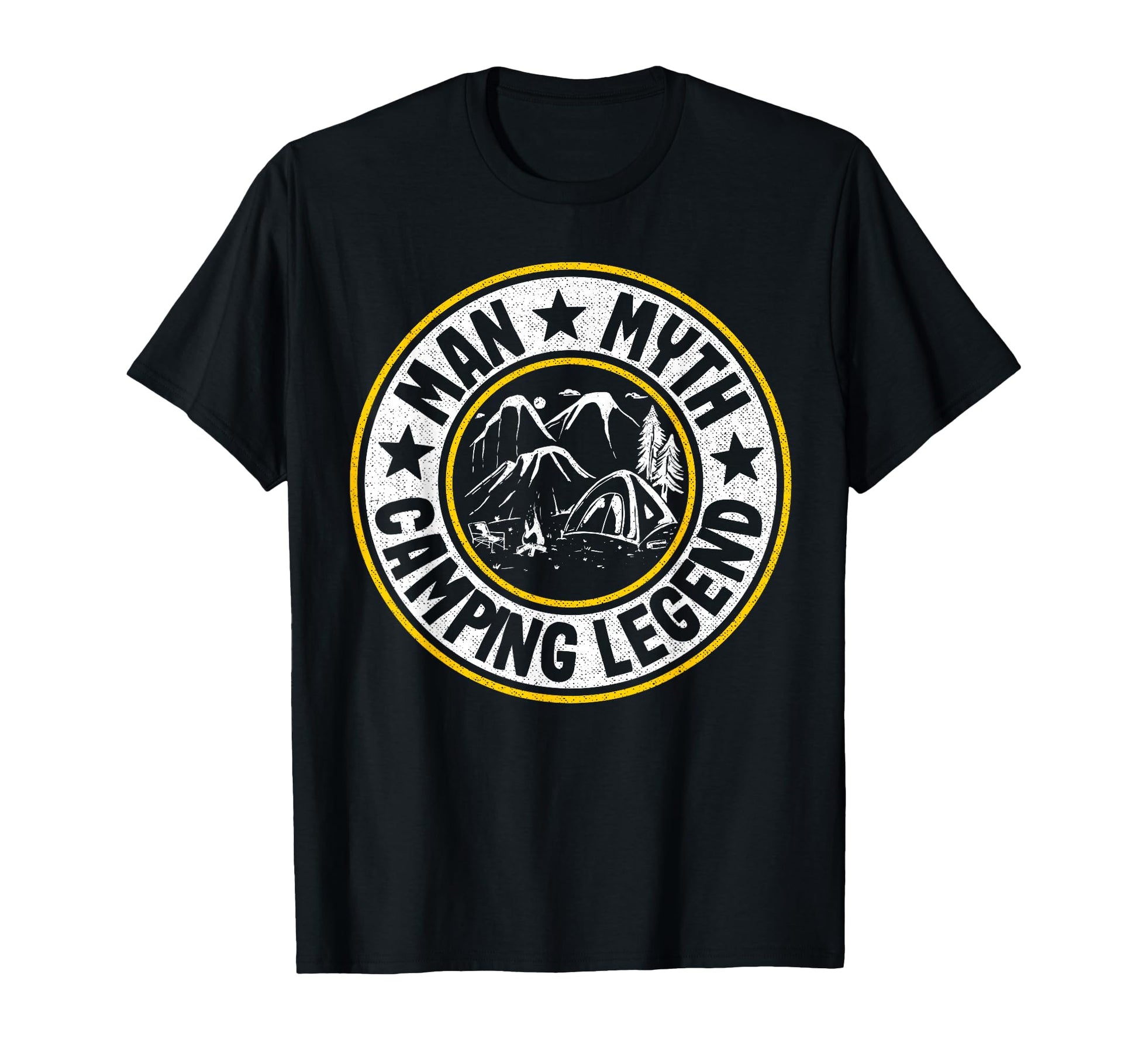 Myth Camping Legend Rv Camper Dad Outdoor T-Shirt - Novelty Apparel Unisex - T-Shirt, Sweatshirt, Hoodie
