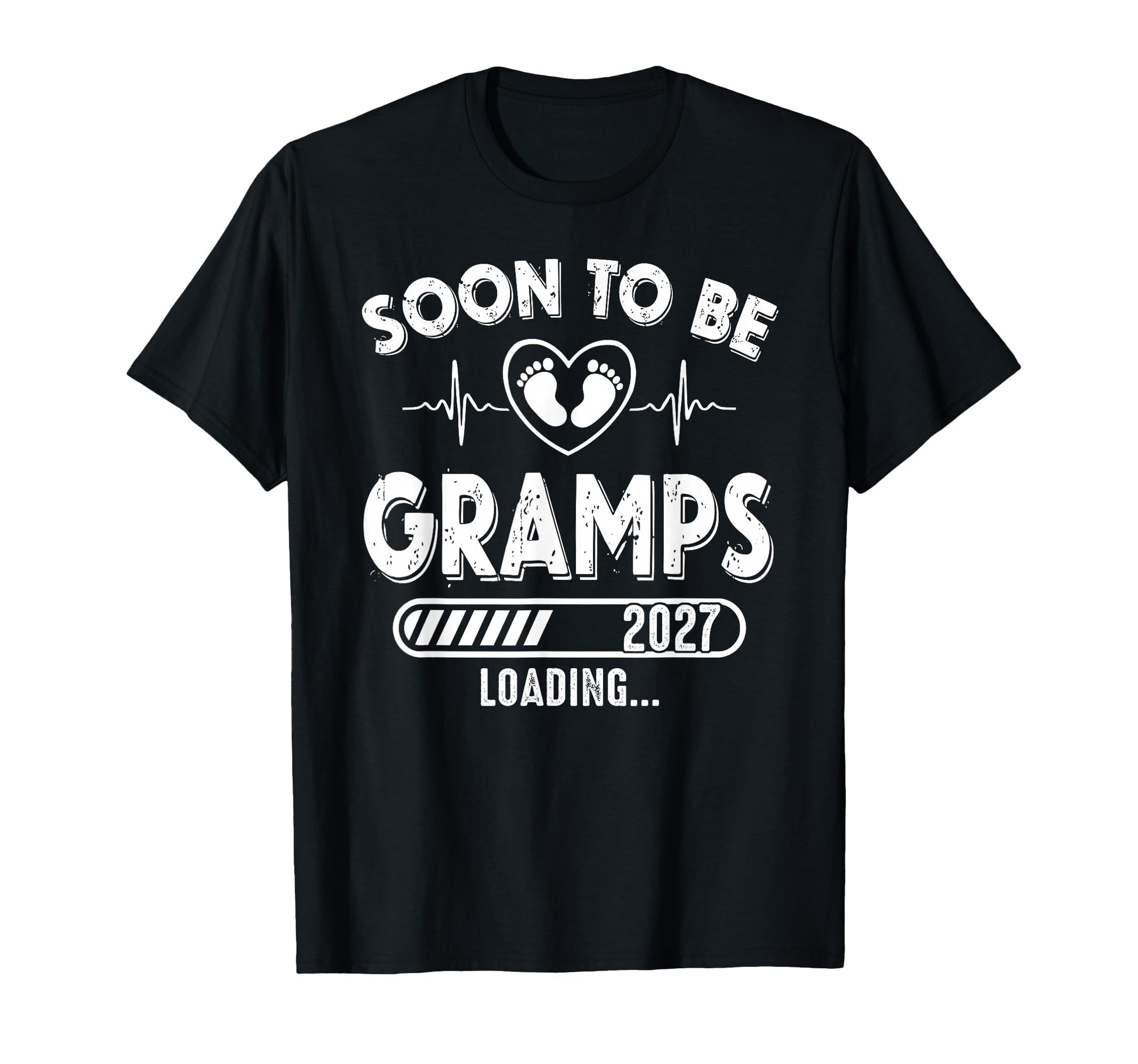 Soon To Be Gramps Est 2027 New Dad T-Shirt - Custom Art Print for Adults - T-Shirt, Sweatshirt, Hoodie