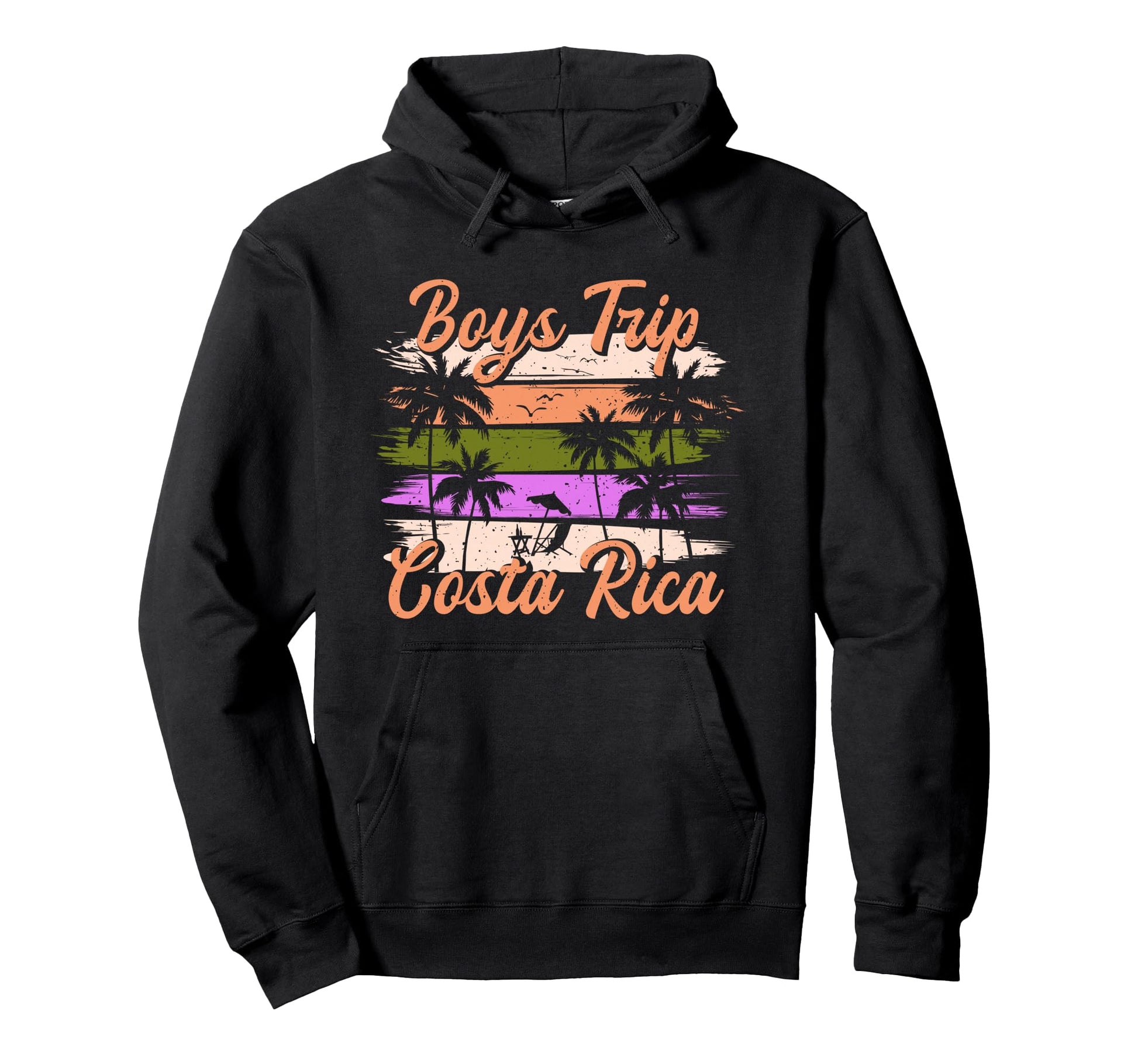 Costa Rica Guys Trip Funny Matching Hoodie - Minimalist Print for Adults - T-Shirt, Sweatshirt, Hoodie