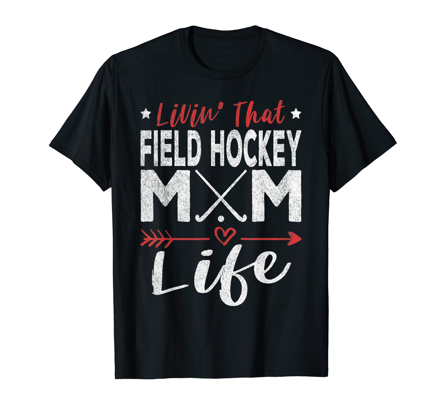 Field Hockey Mom Ball Mom Field T-Shirt - Minimalist Print for Adults - T-Shirt, Sweatshirt, Hoodie