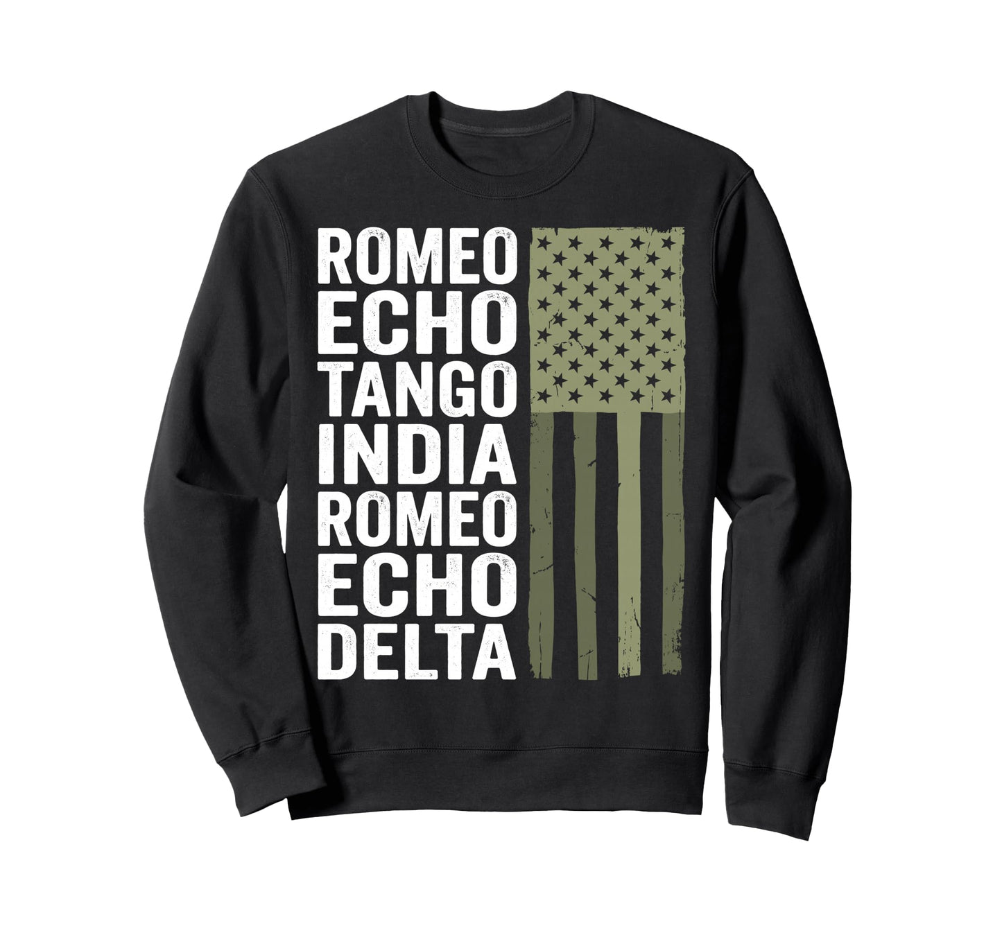 Usa Flag Patriotic Retired Sweatshirt - Aesthetic Graphic for Adults - T-Shirt, Sweatshirt, Hoodie
