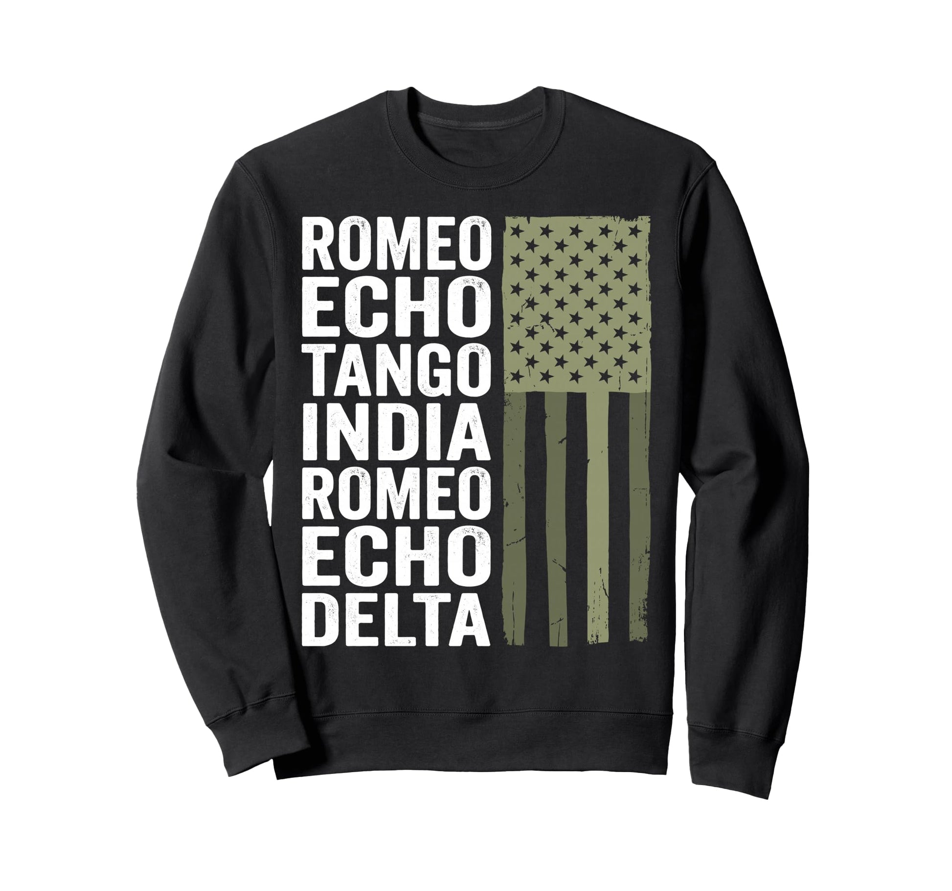 Usa Flag Patriotic Retired Sweatshirt - Aesthetic Graphic for Adults - T-Shirt, Sweatshirt, Hoodie
